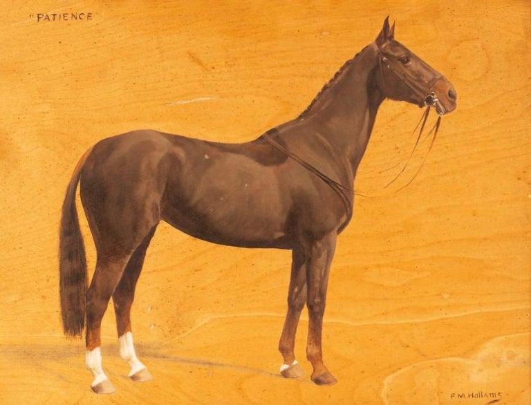 Étude De Cheval - Peinture Fin Du XIX Ème Siècle