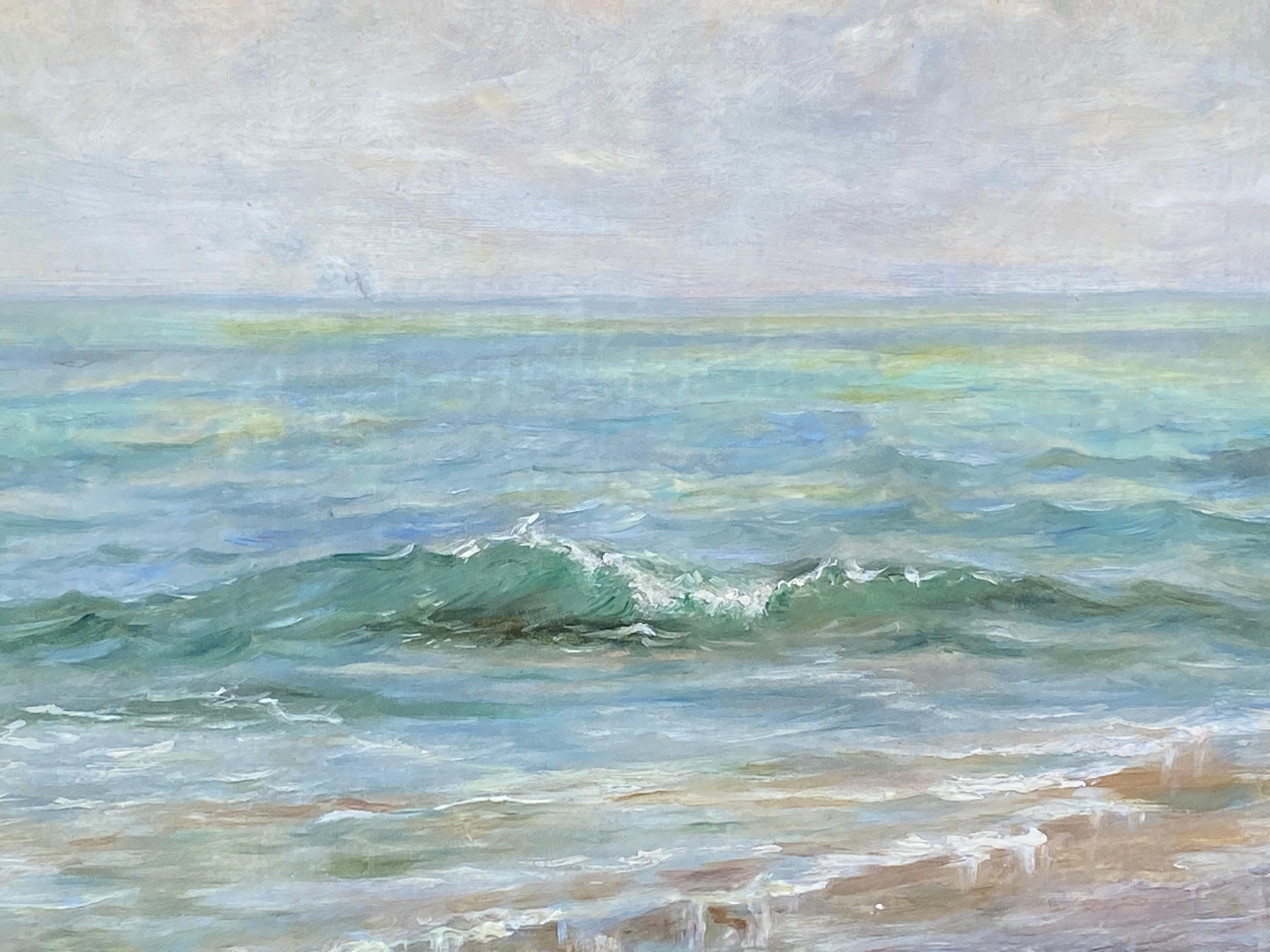 “Calming Seas” - Impressionist Painting by Frances Miller Mumaugh