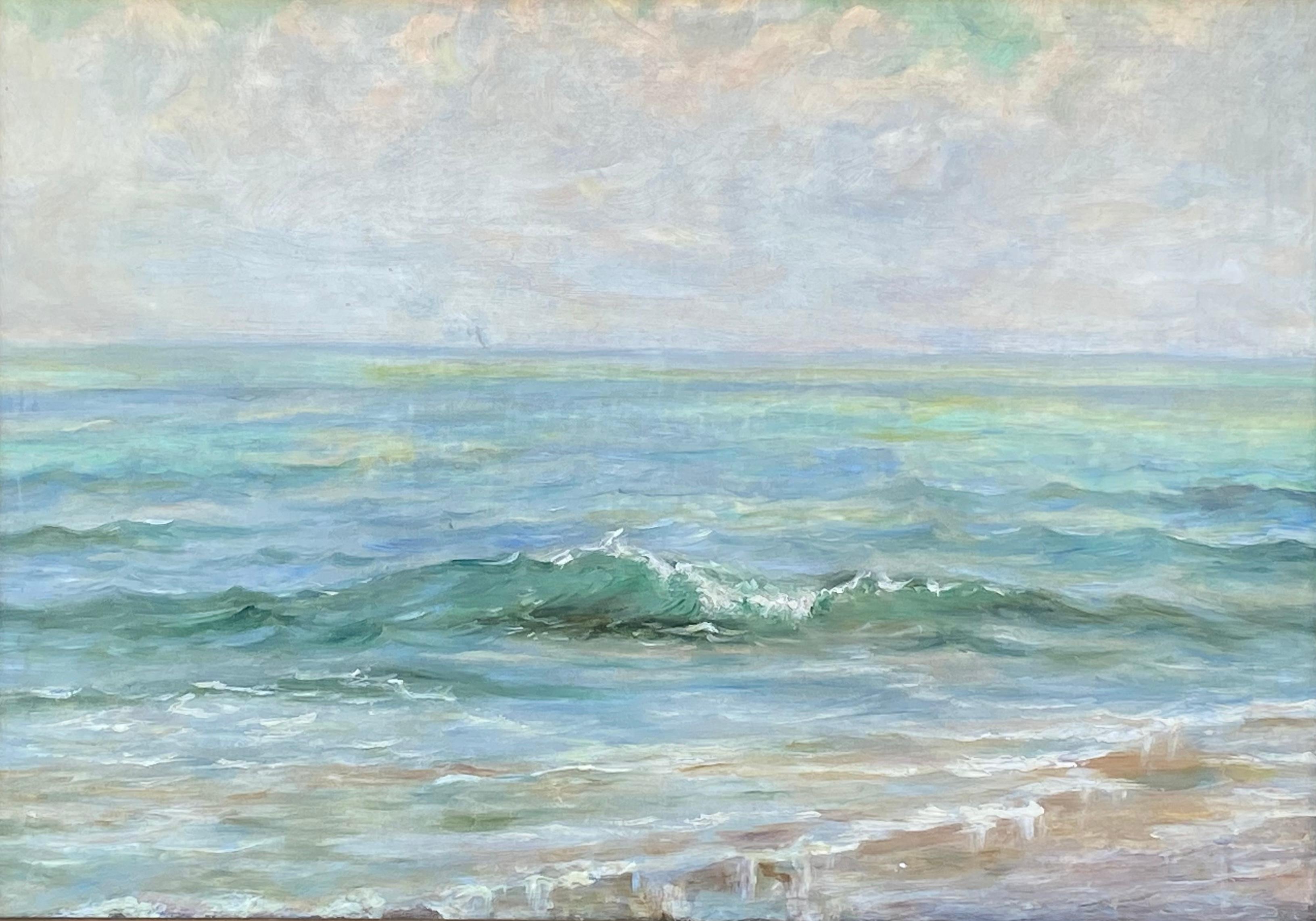 Frances Miller Mumaugh Landscape Painting - “Calming Seas”