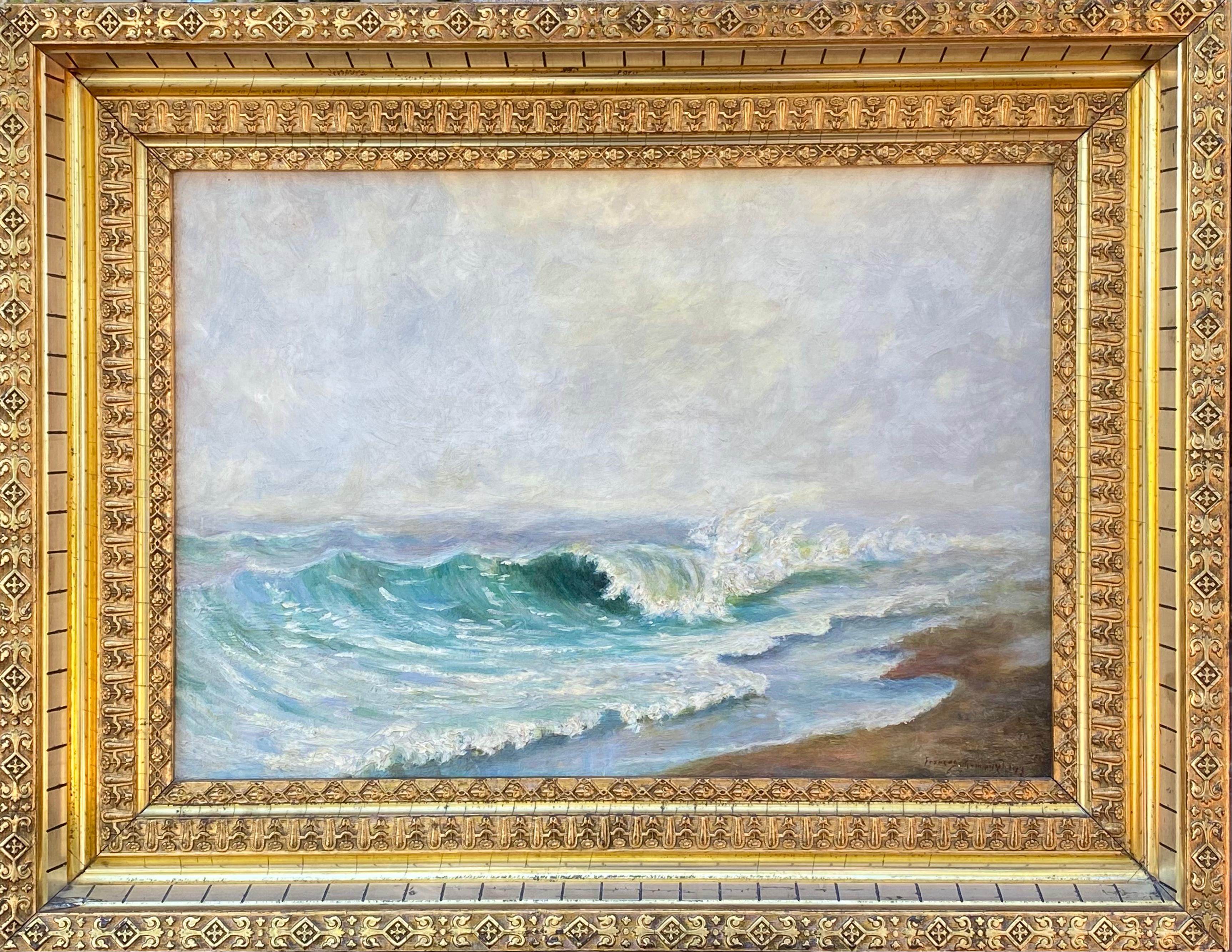 “Rolling Wave” - Impressionist Painting by Frances Miller Mumaugh
