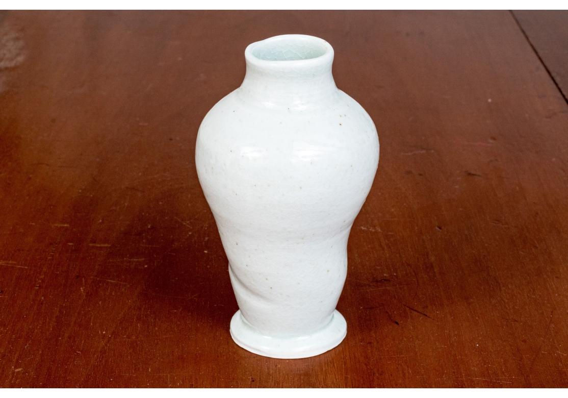 Mid-Century Modern Frances Palmer Glazed Porcelain Baluster Vase