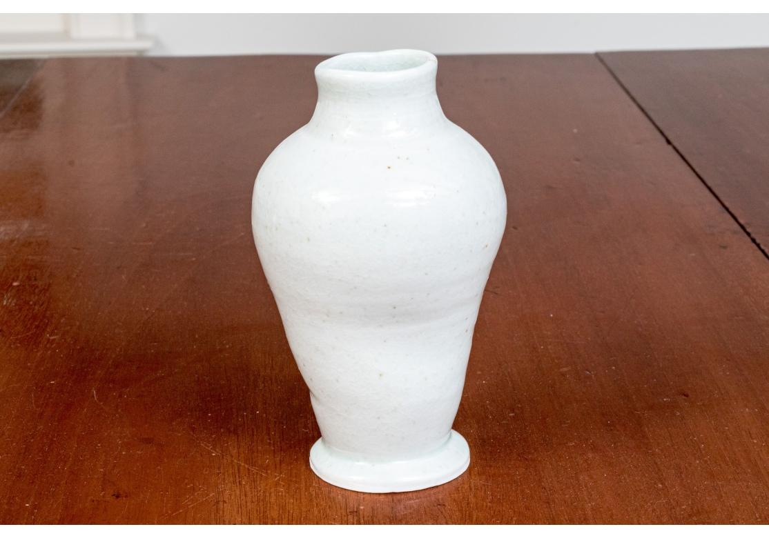 Pottery Frances Palmer Glazed Porcelain Baluster Vase