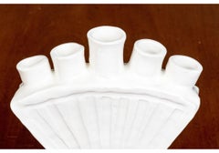 Frances Palmer Signed And Dated Glazed Studio Pottery Five Tulipiere