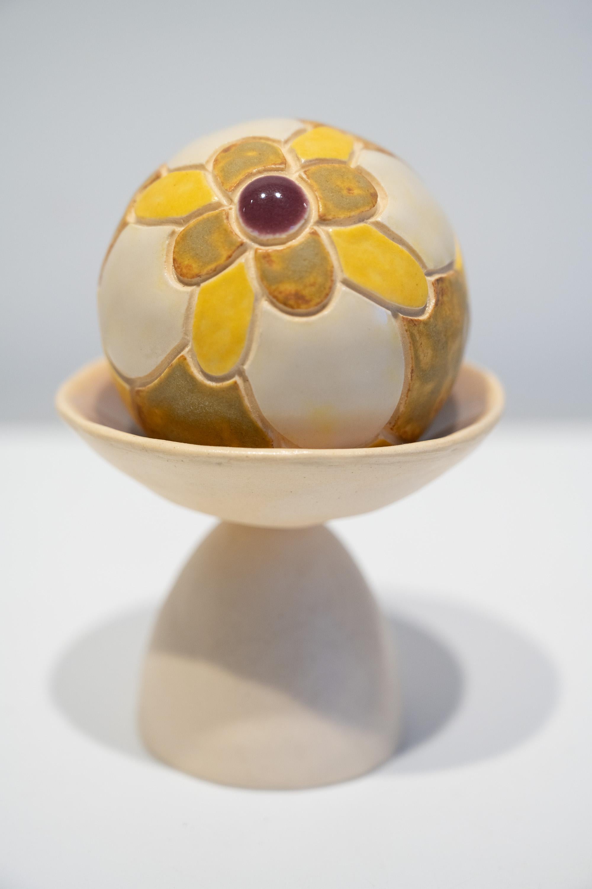 Frances Parker Abstract Sculpture - Golden Apples 54