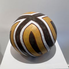 Marbles for Atlas 10, Abstract Ceramic Sculpture, 12x12 Inches, New