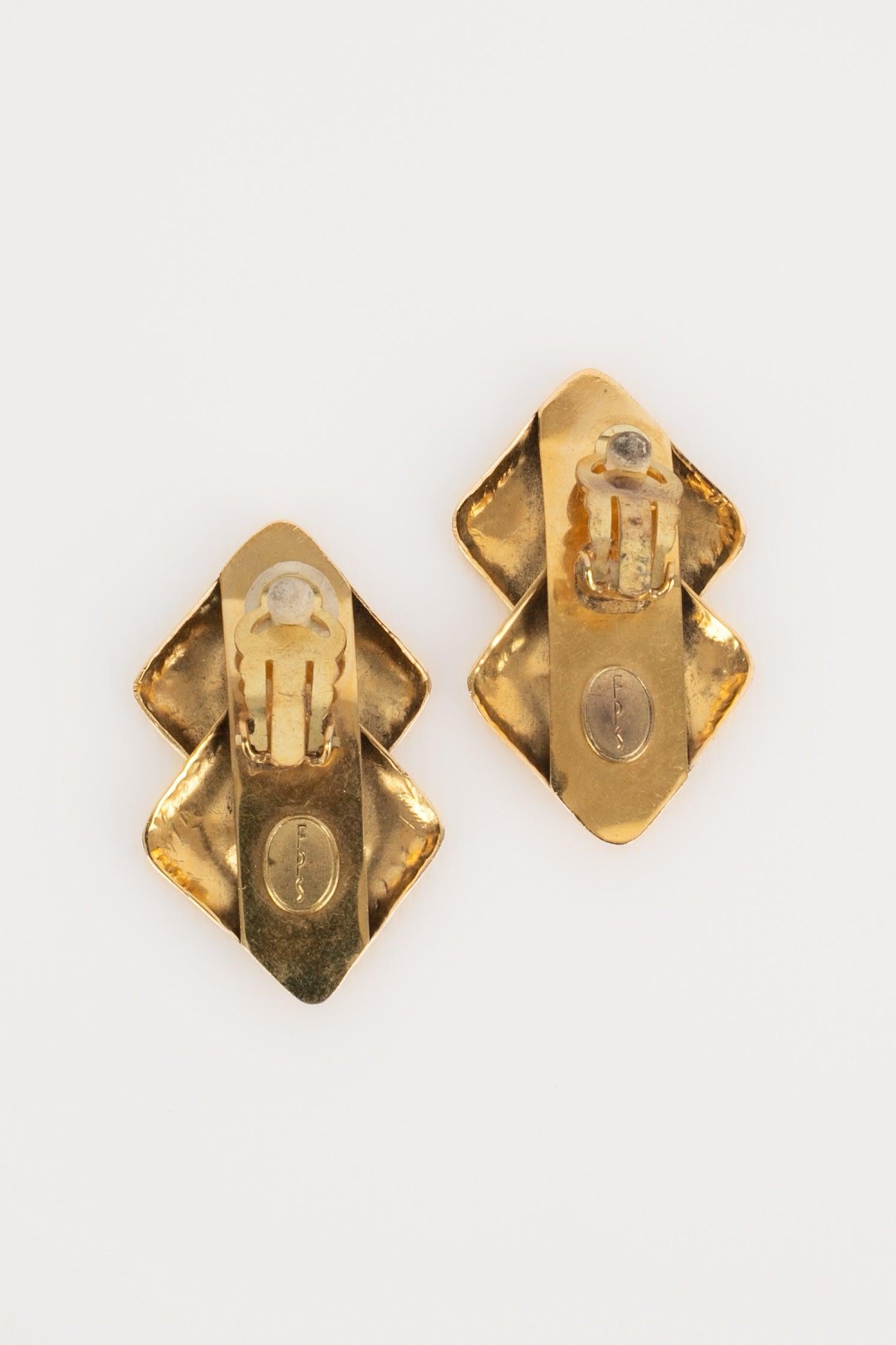 Frances Patiky Stein - Boucles d'oreilles à clip Pour femmes en vente