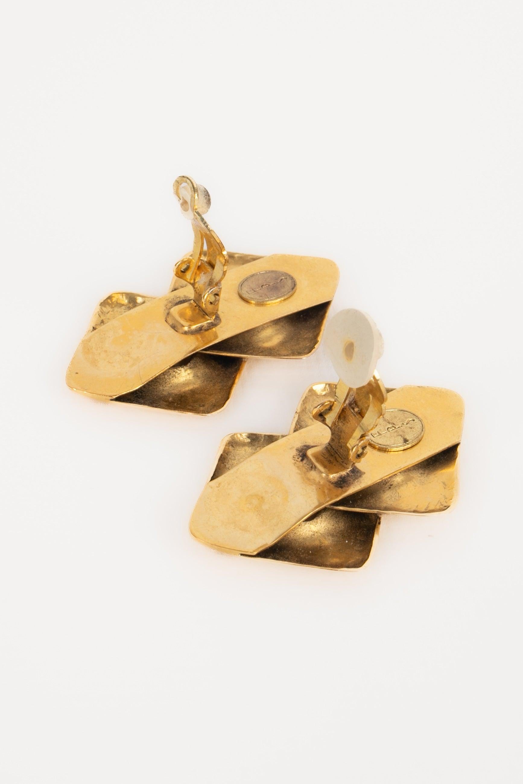 Frances Patiky Stein - Boucles d'oreilles à clip en vente 1