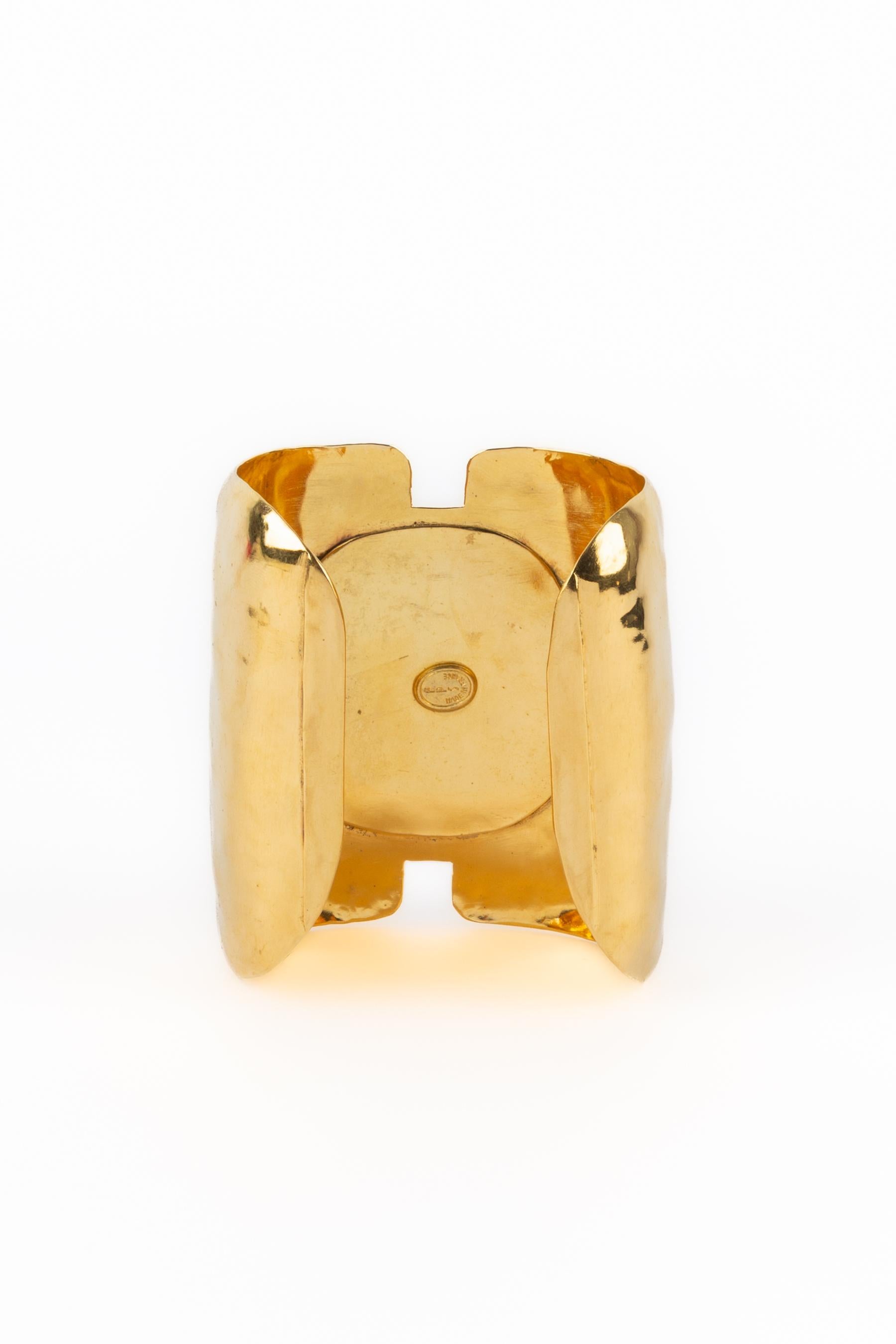 Women's Frances Patiky Stein cuff bracelet For Sale