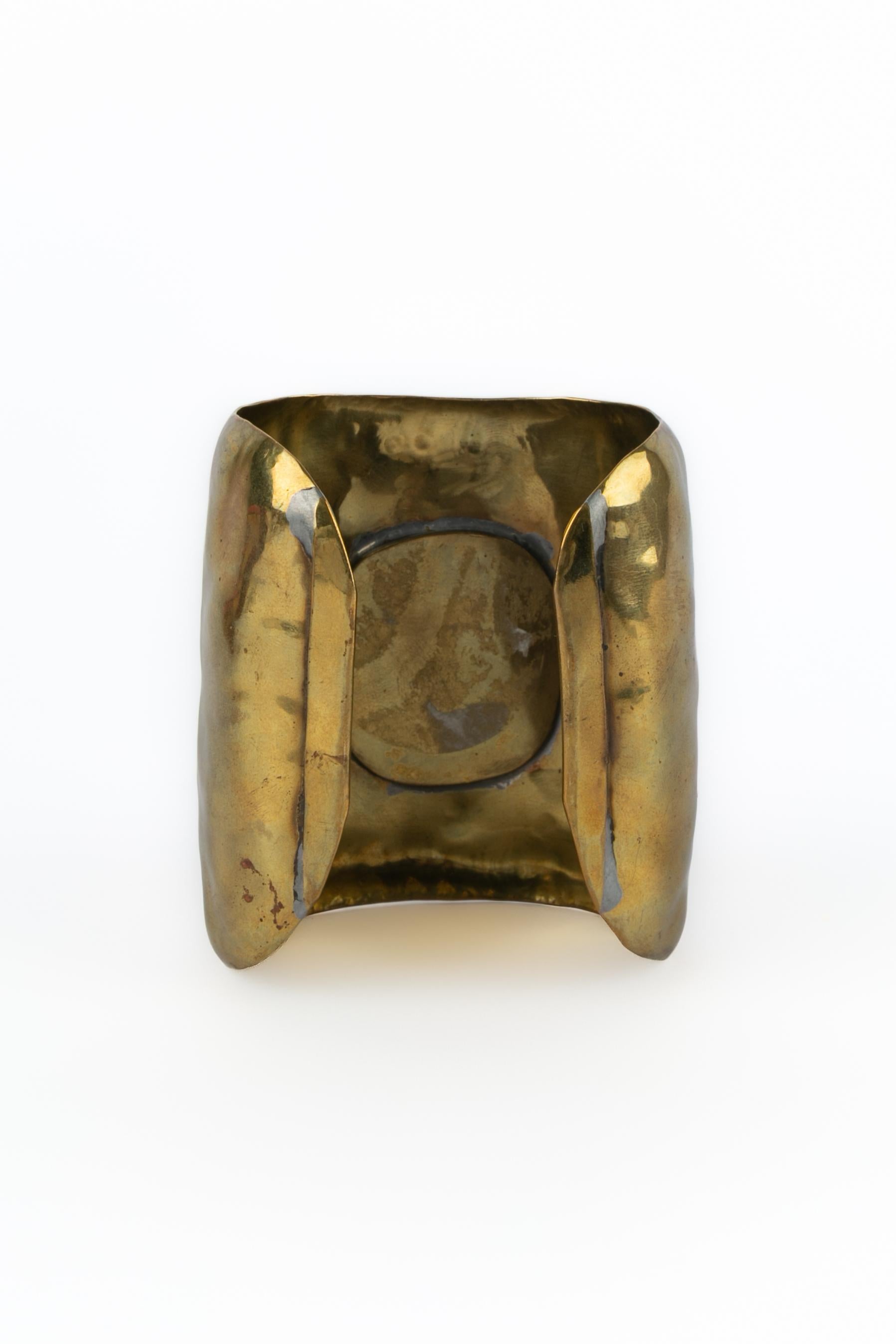 Women's Frances Patiky Stein cuff bracelet For Sale