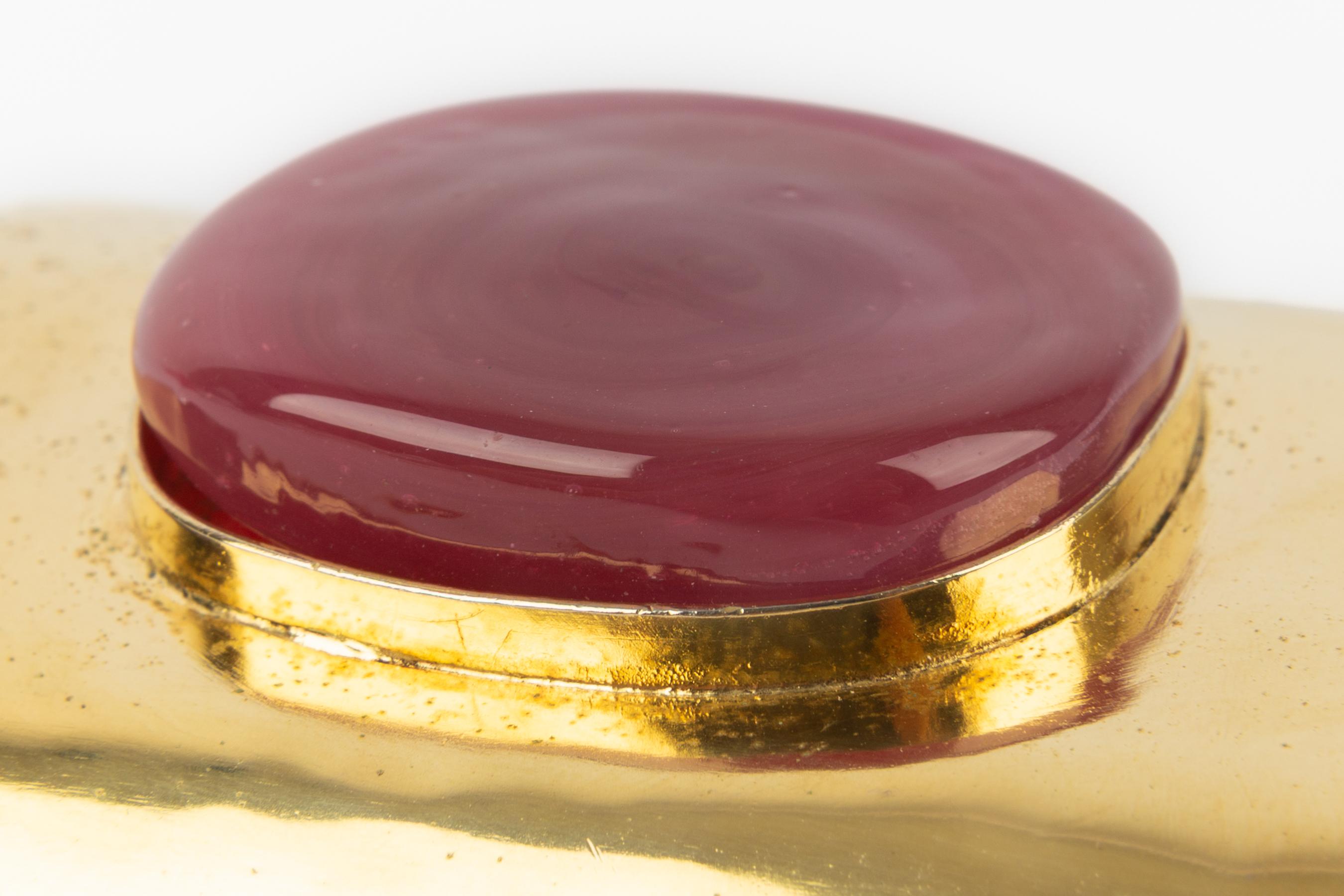 Frances Patiky Stein cuff bracelet For Sale 3