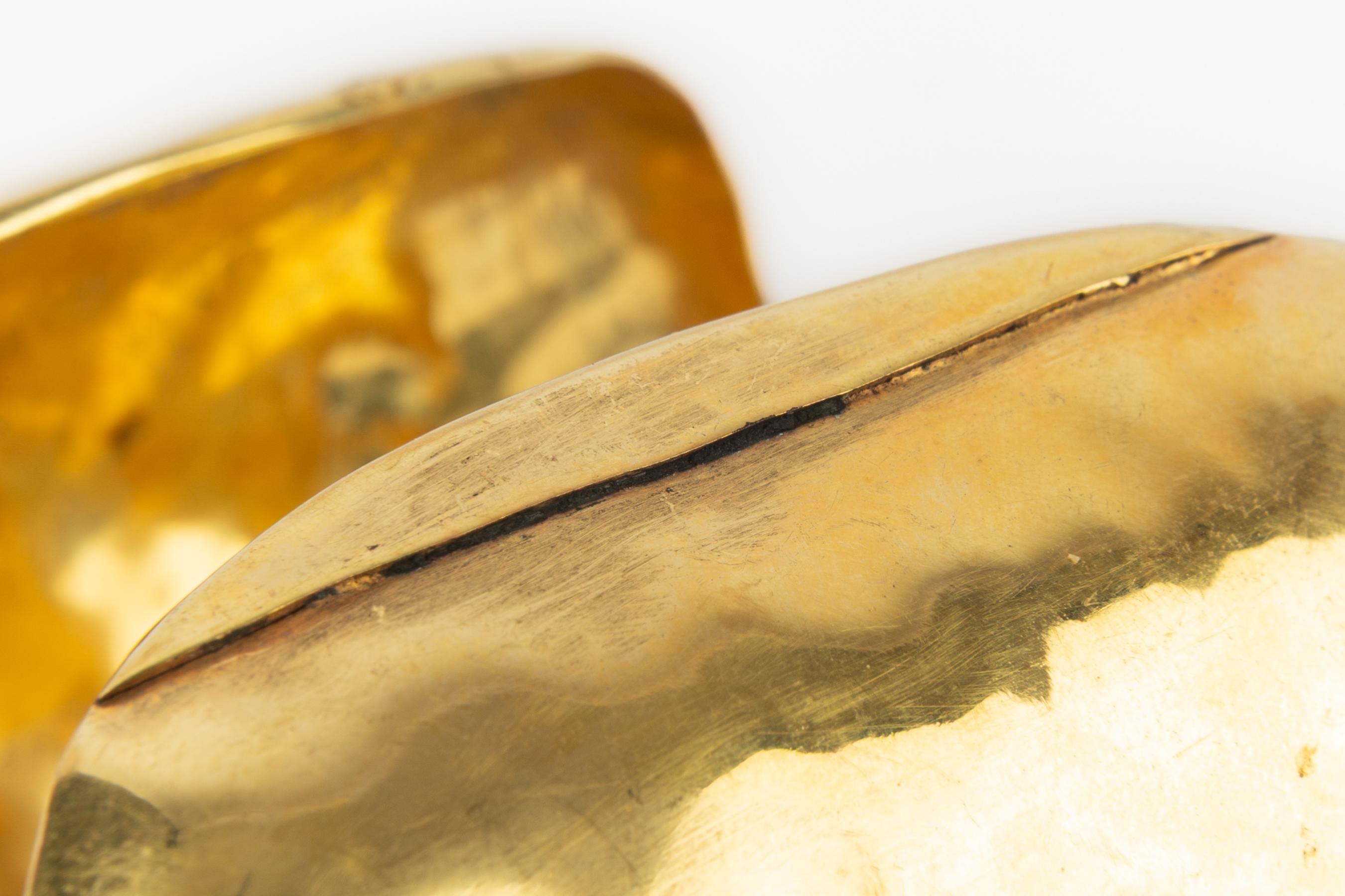 Frances Patiky Stein cuff bracelet For Sale 4