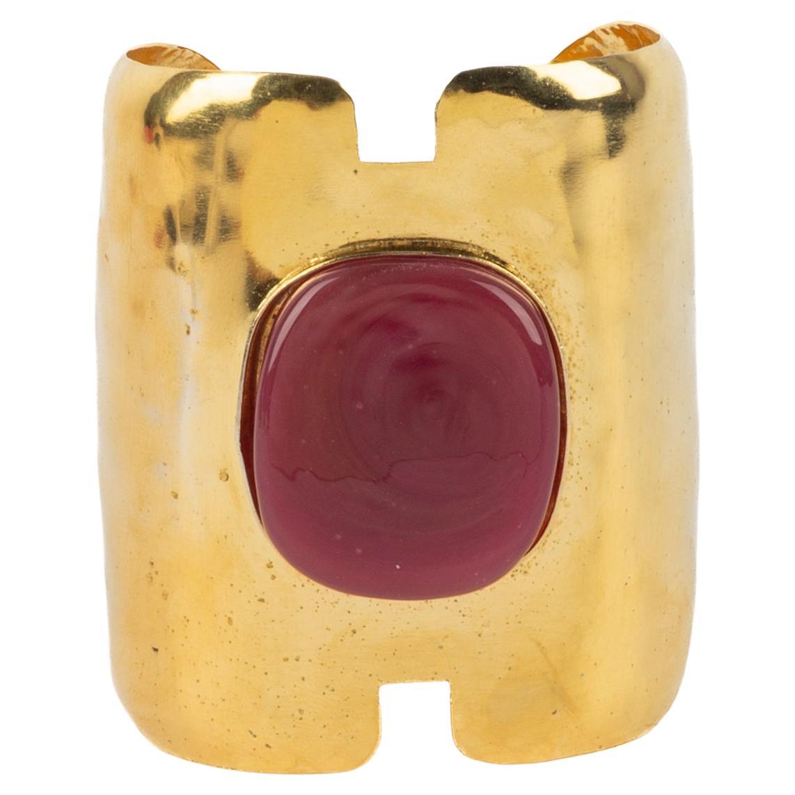 Frances Patiky Stein cuff bracelet