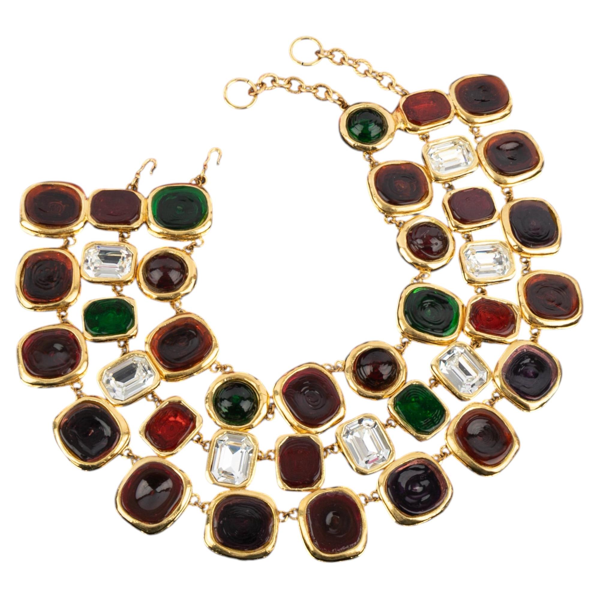 Collana Frances Patiky Stein dickey di Woloch Atelier circa 1990