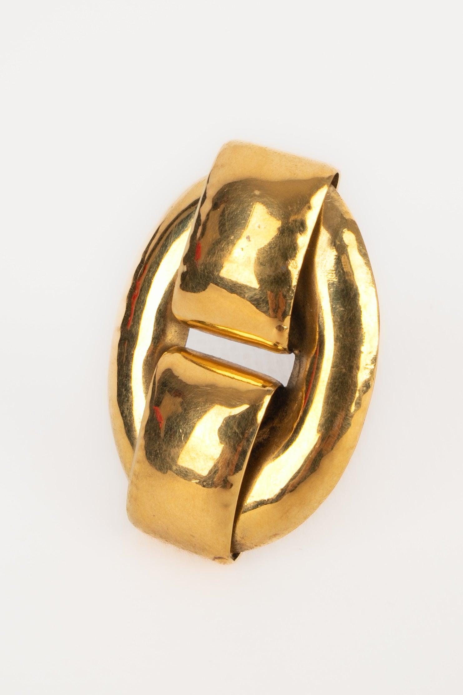 Frances Patiky Stein Earrings In Excellent Condition For Sale In SAINT-OUEN-SUR-SEINE, FR