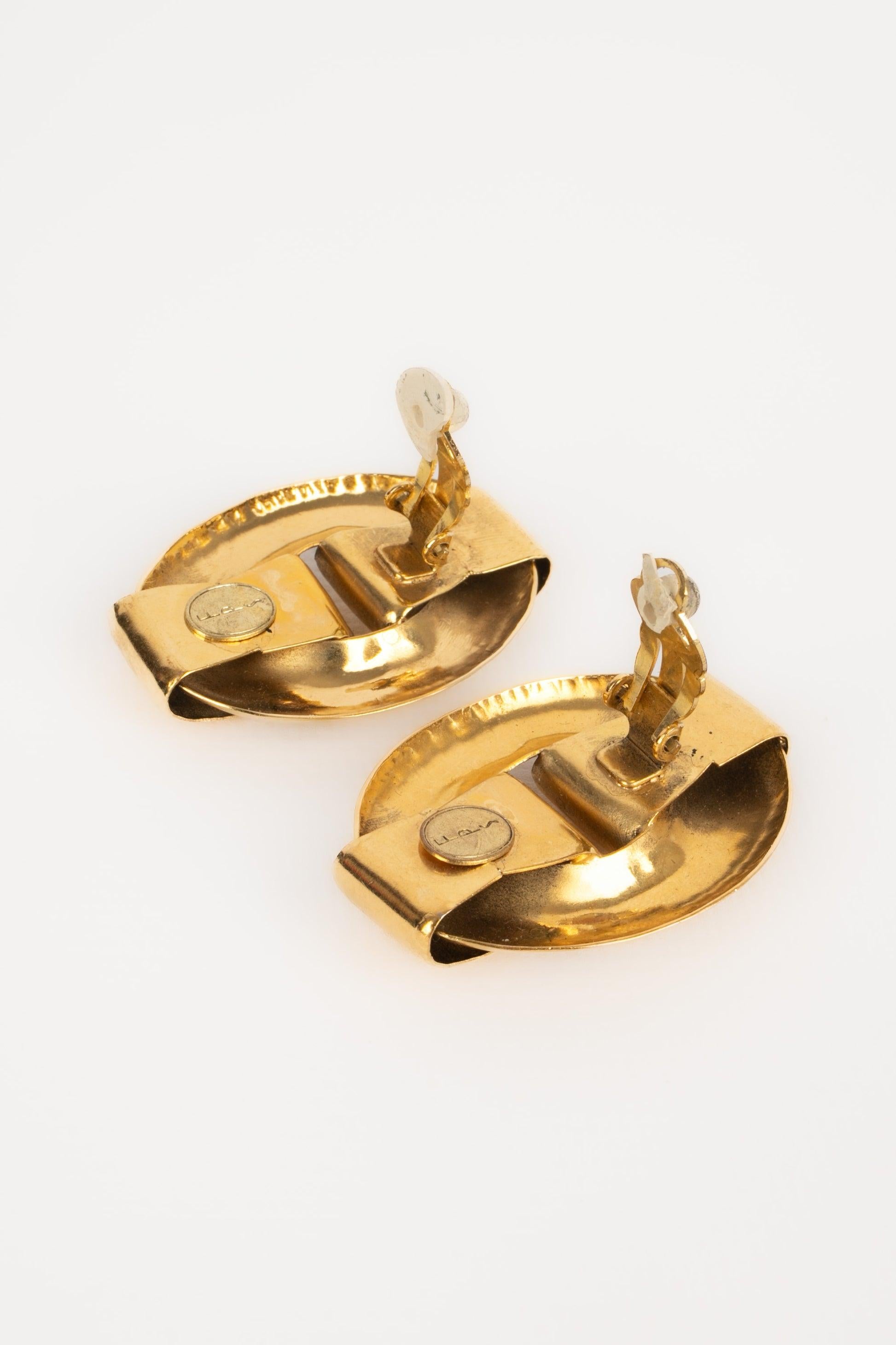 Frances Patiky Stein Earrings For Sale 1