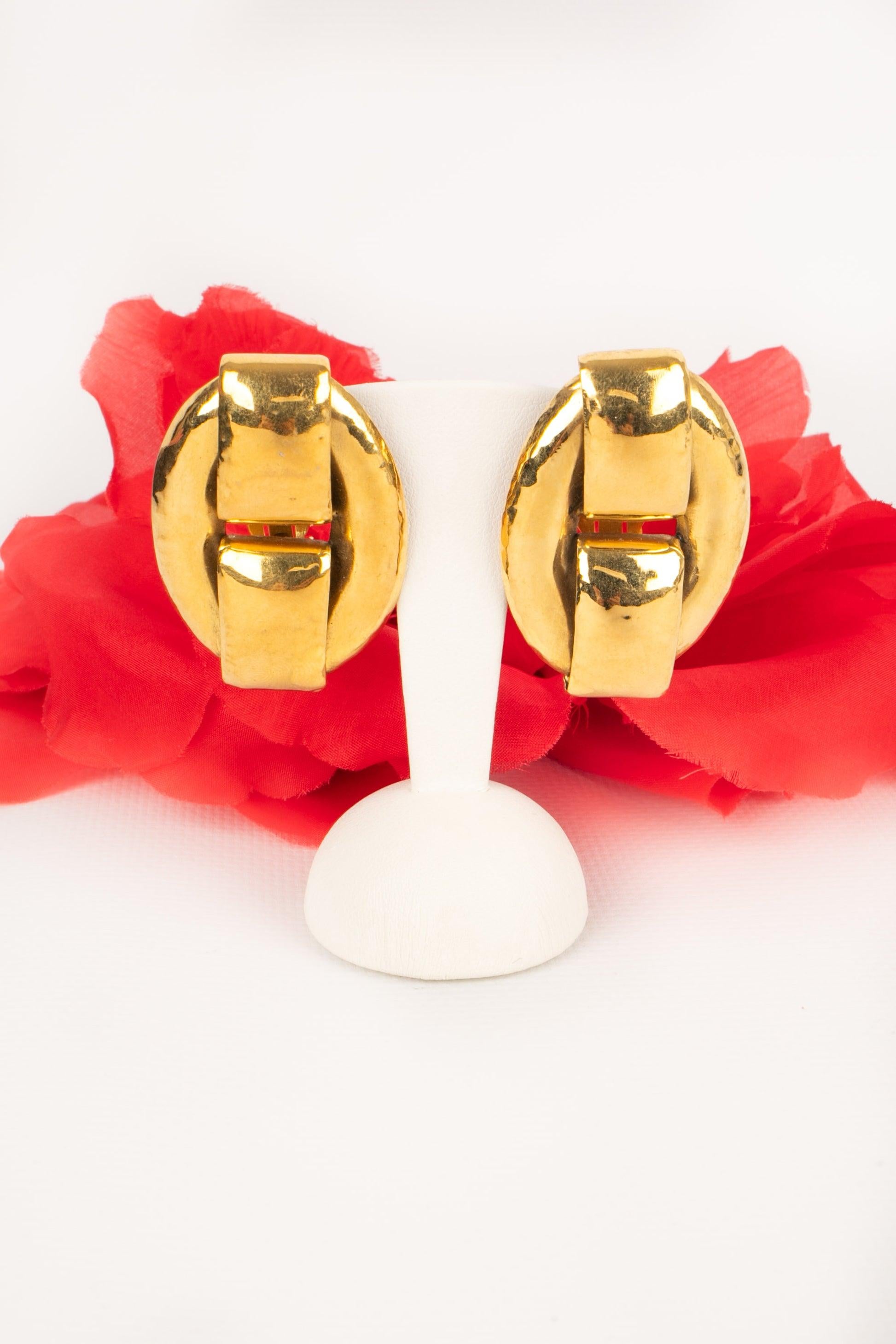 Frances Patiky Stein Earrings For Sale 3