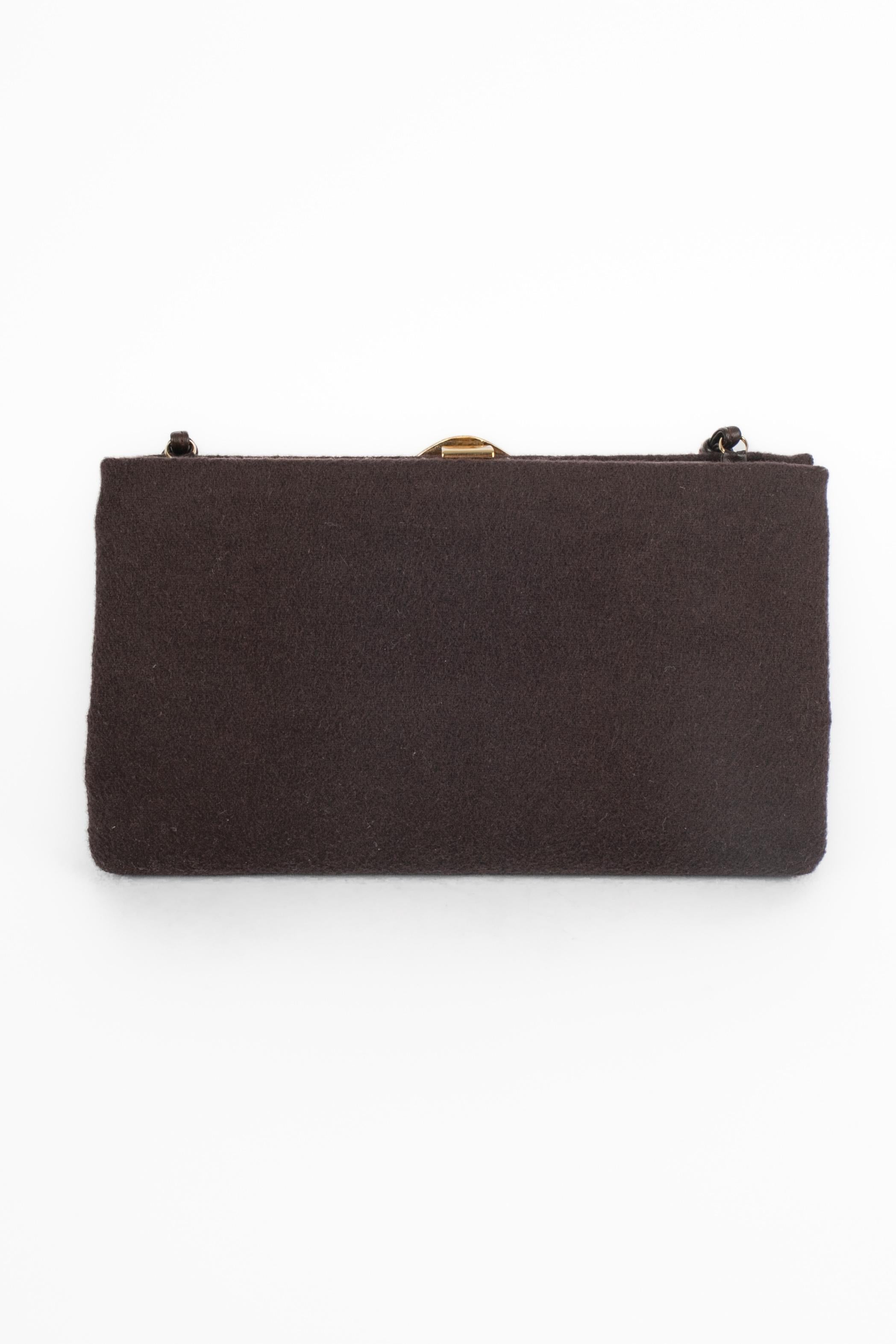 Frances Patiky Stein Handtasche (Schwarz) im Angebot