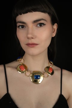 Frances Patiky Stein necklace 1995s