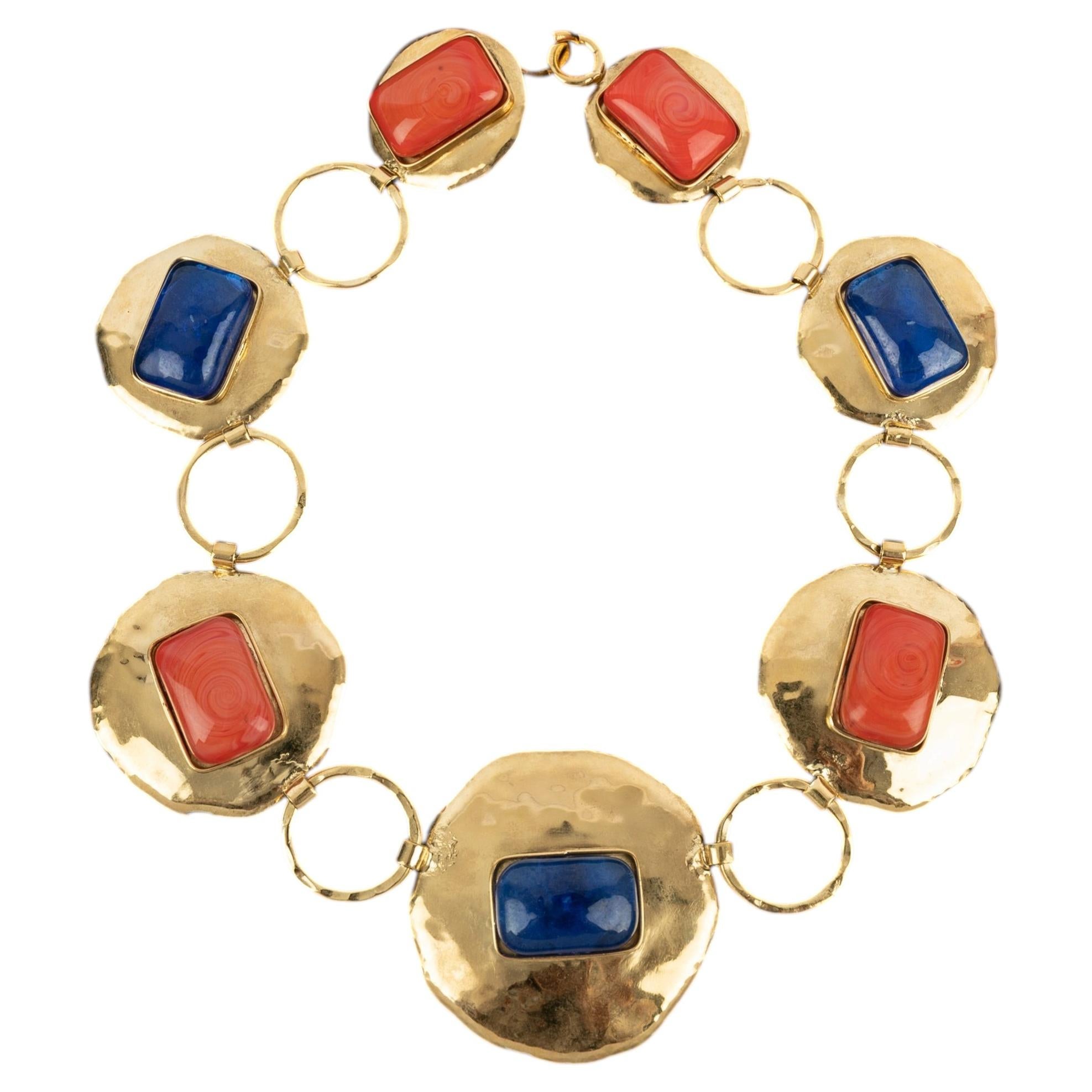 Frances Patiky Stein necklace 1995s