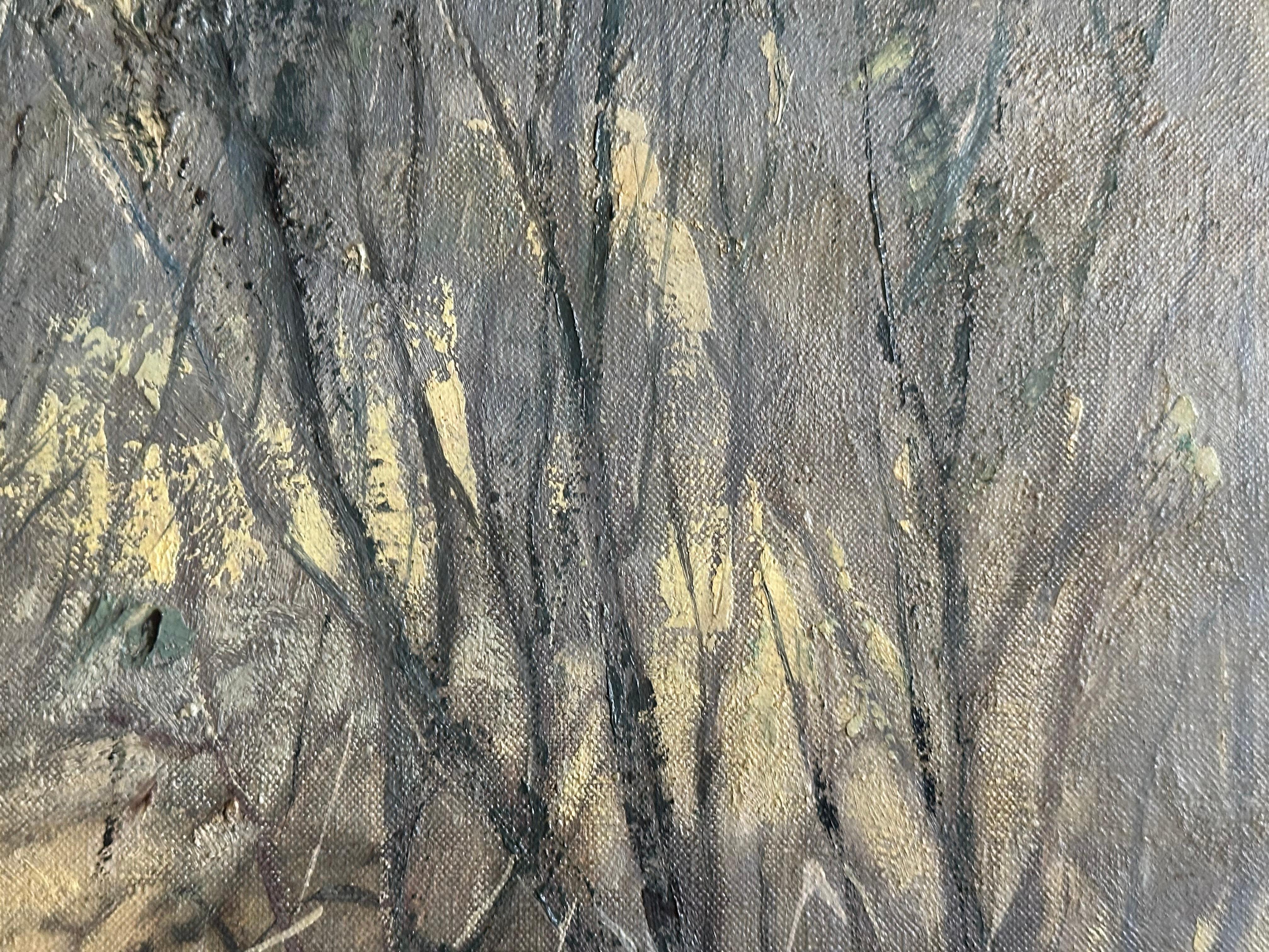 Brief December Day (PA Impressionist Bucks Co. Winter Landscape) For Sale 2