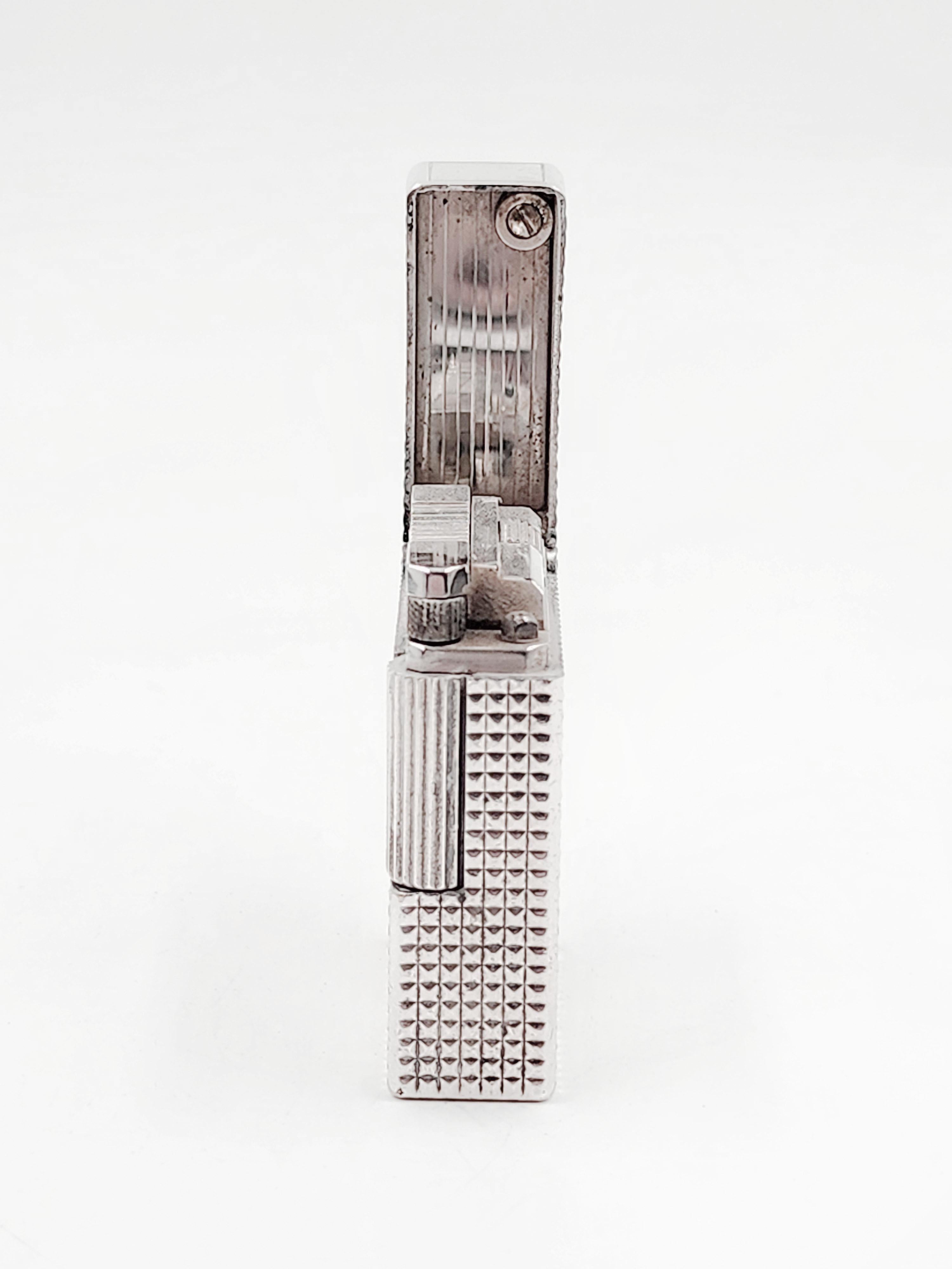 Frances St. Dupont silver plated lighter In Good Condition In Autonomous City Buenos Aires, CABA