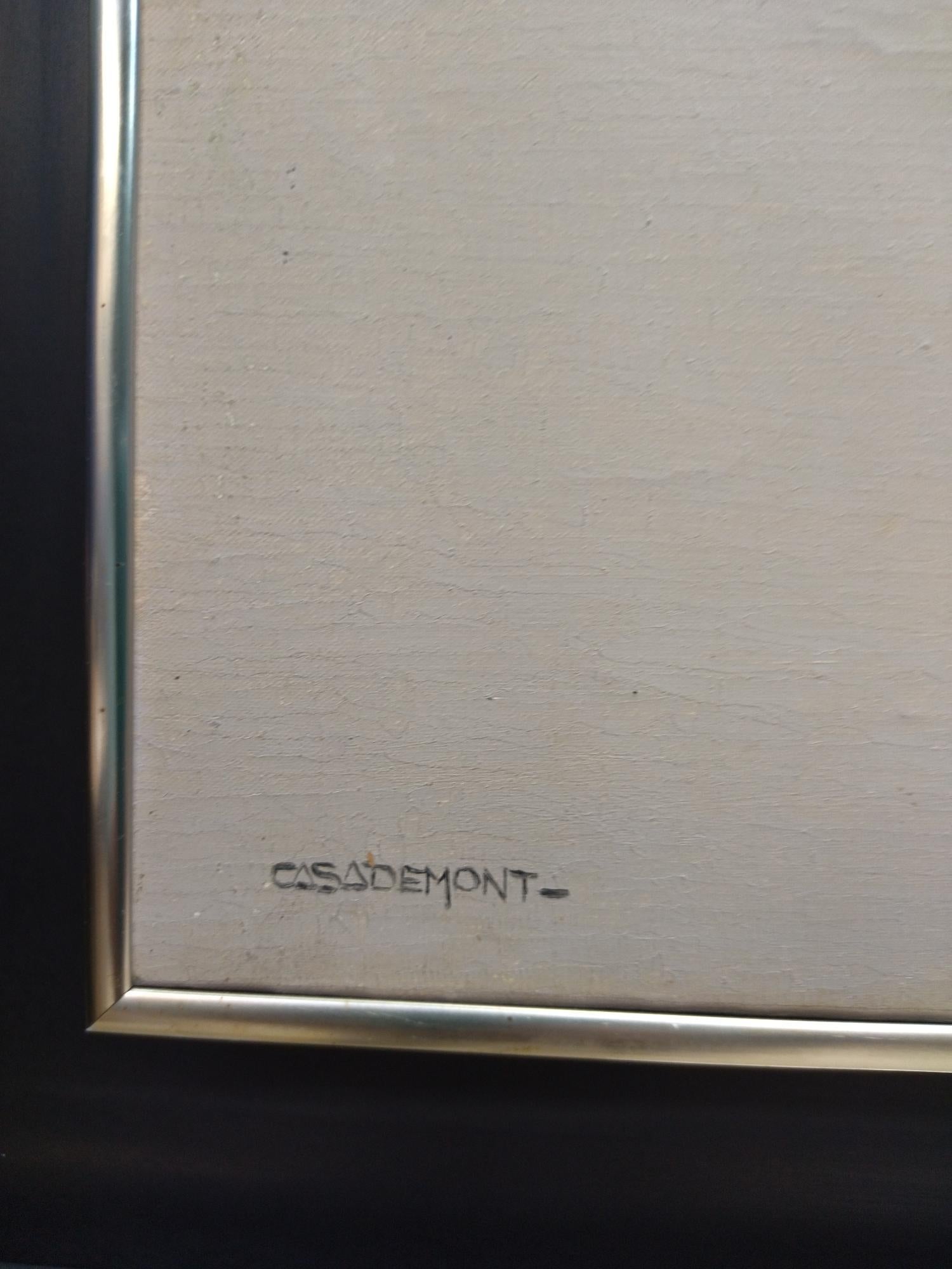 Casademont. 4 Küste original expressionistische Acrylgemälde im Angebot 2