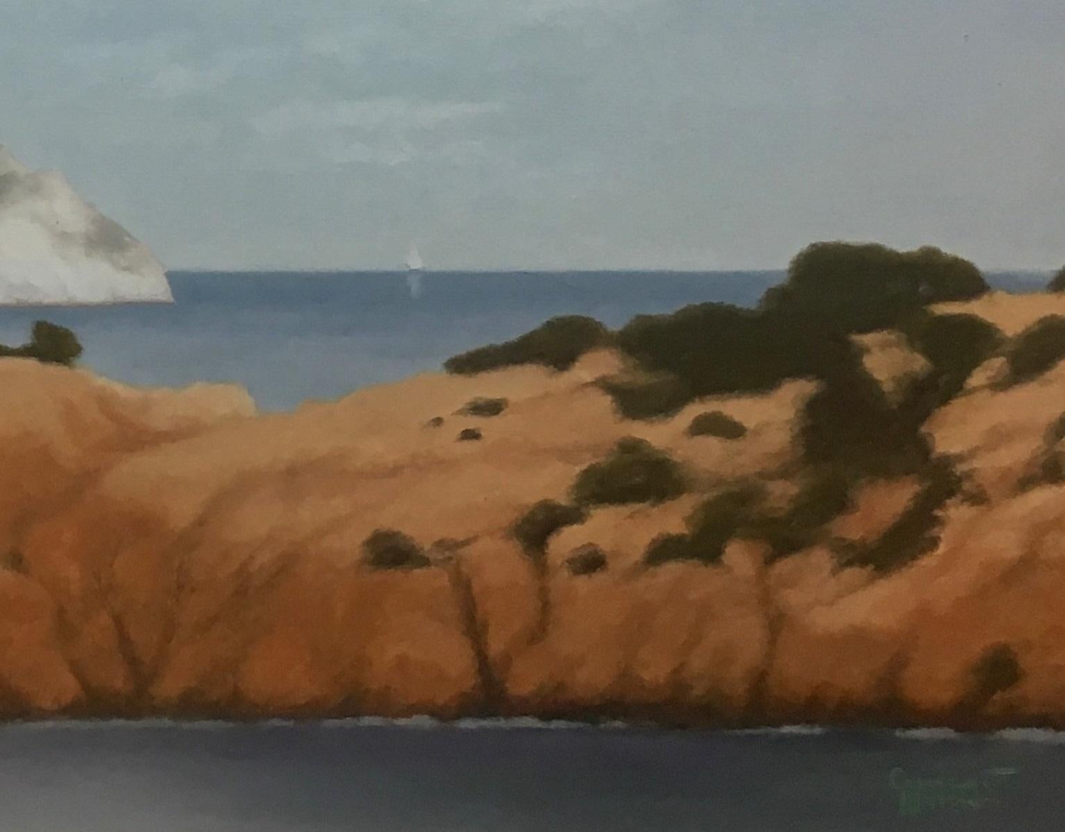 Casademont 12 PAESAGGIO  COSTA  dipinto originale su tela acrilica - Painting di Francesc Casademont Mercader