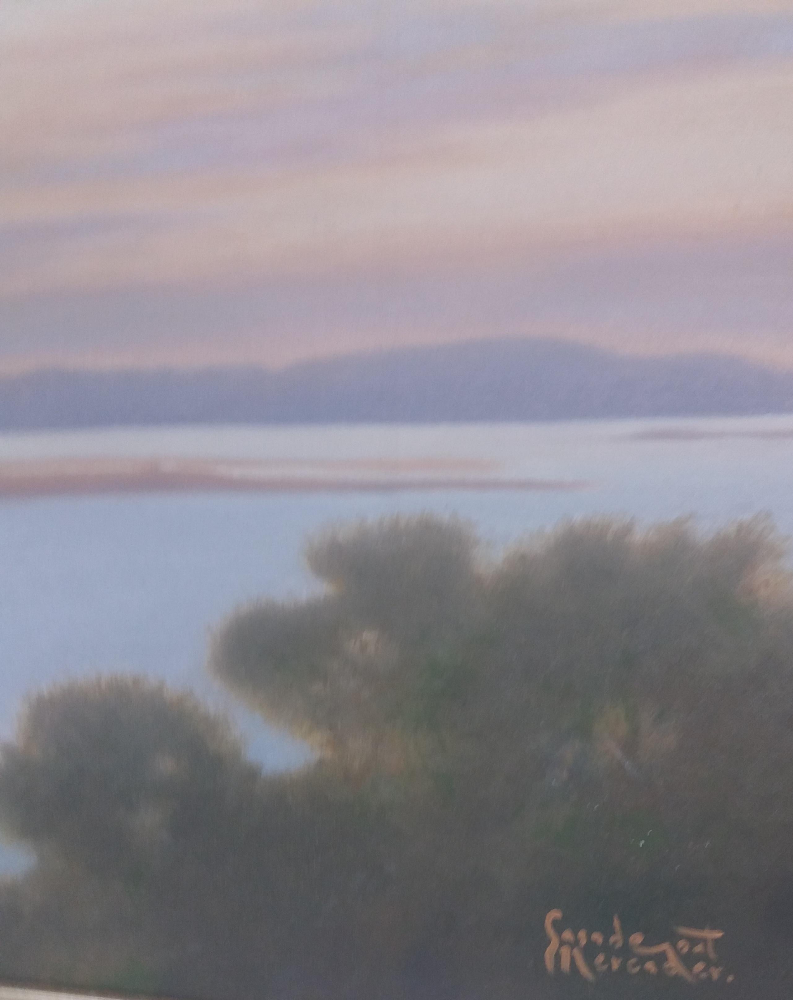 Casademont   Lago pintura acrílica original en venta 3