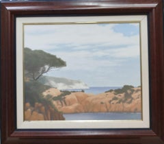 Casademont  LANDSCAPE  COAST  original acrylic canvas painting