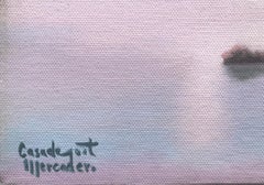 Mallorca seascape oil on canvas painting Spain