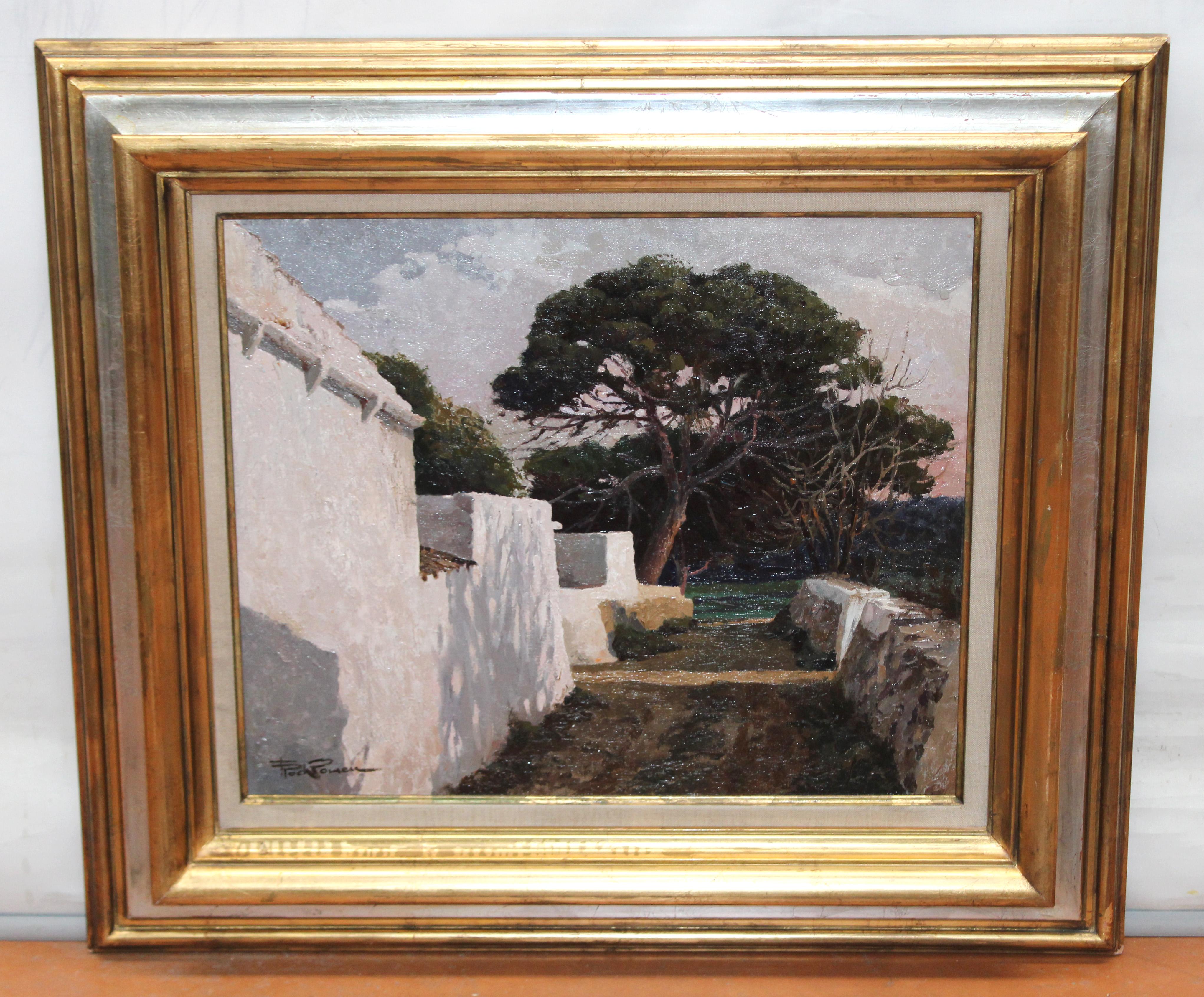 Óleo sobre tela - Camí Des Pi (Menorca) - Año 1988 - Painting by Francesc Poch Romeu