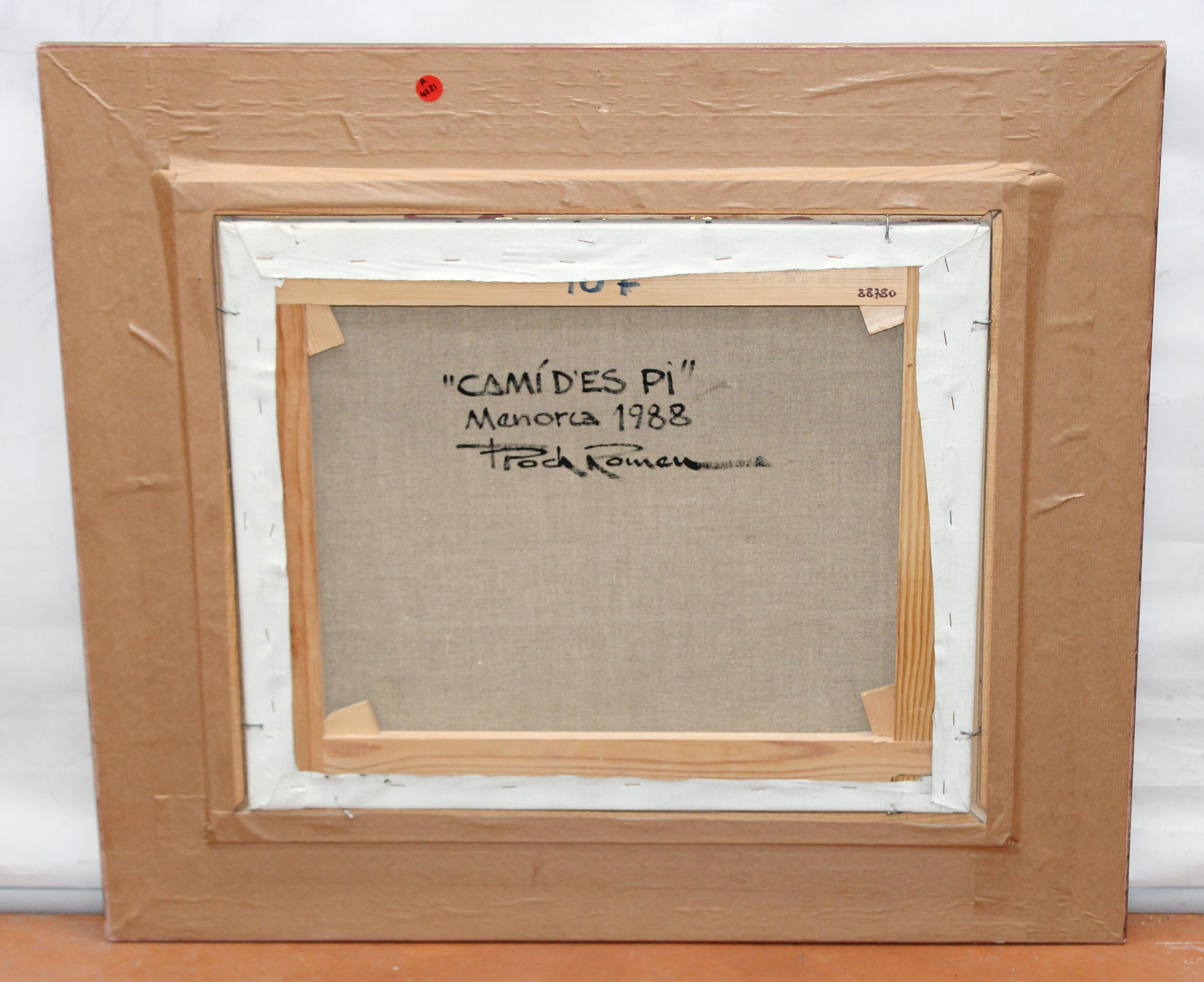 Óleo sobre tela - Camí Des Pi (Menorca) - Año 1988 For Sale 3