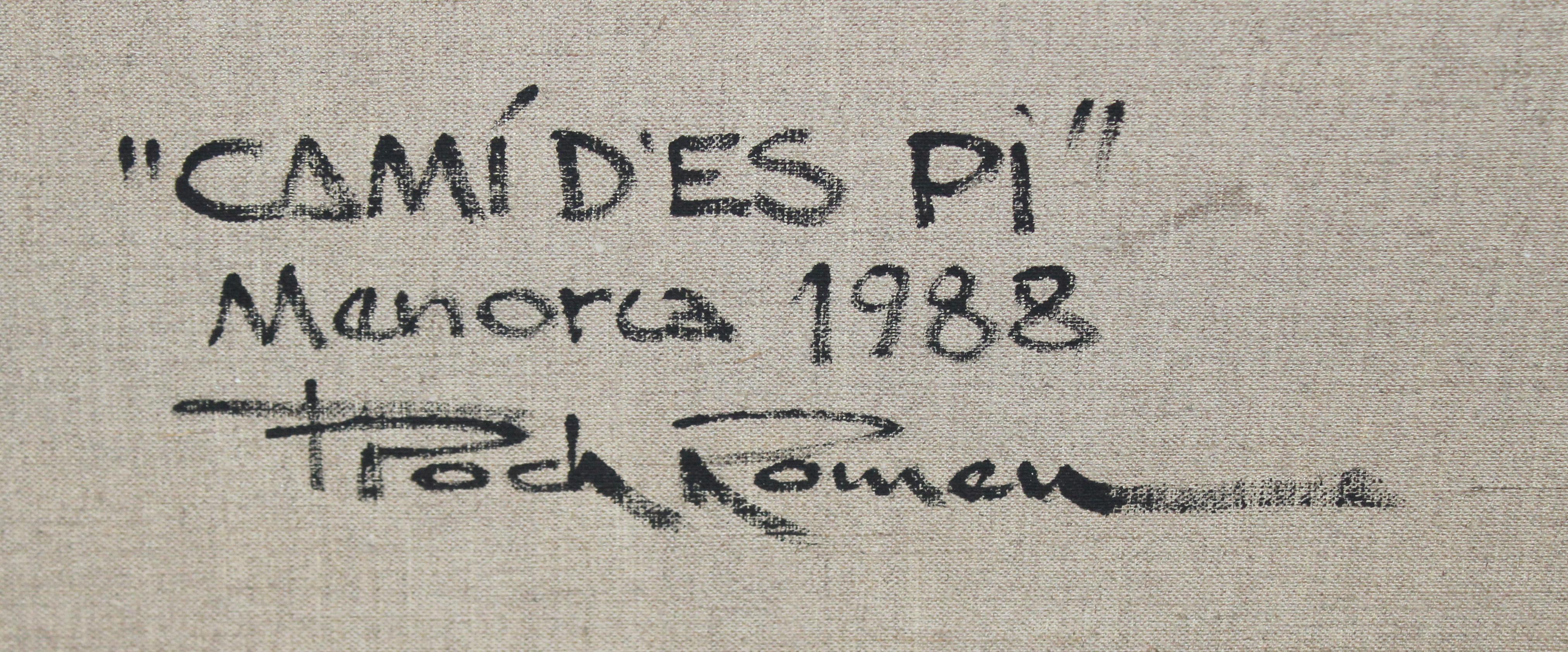 Óleo sobre tela - Camí Des Pi (Menorca) - Año 1988 For Sale 4