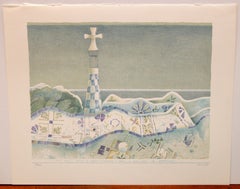 Litografia sobre papel - Colores de Gaudí - Tiraje: 12/250