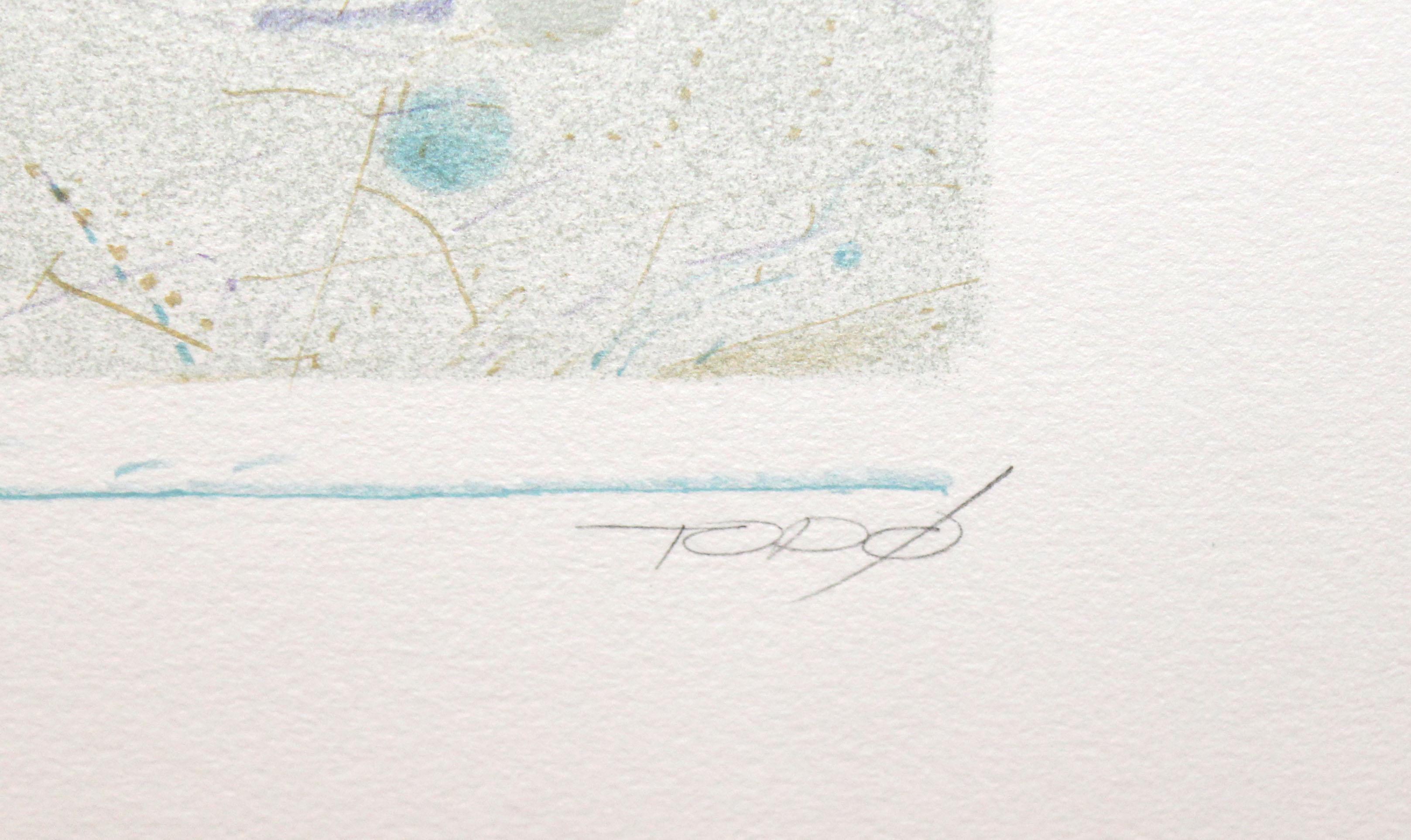 Litografia sobre papel - Colores de Gaudí - Tiraje: 12/250 (Impressionismus), Print, von Francesc Todó i Garcia