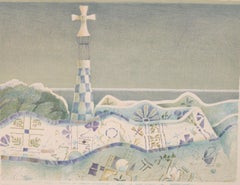 Litografia sobre papel - Colores de Gaudí - Tiraje: 12/250