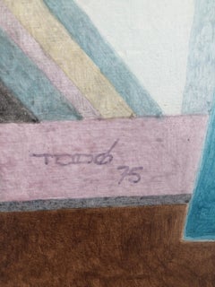 Symmetrische und Spiegel in der Mitte Öl auf Leinwand Gemälde Stillleben