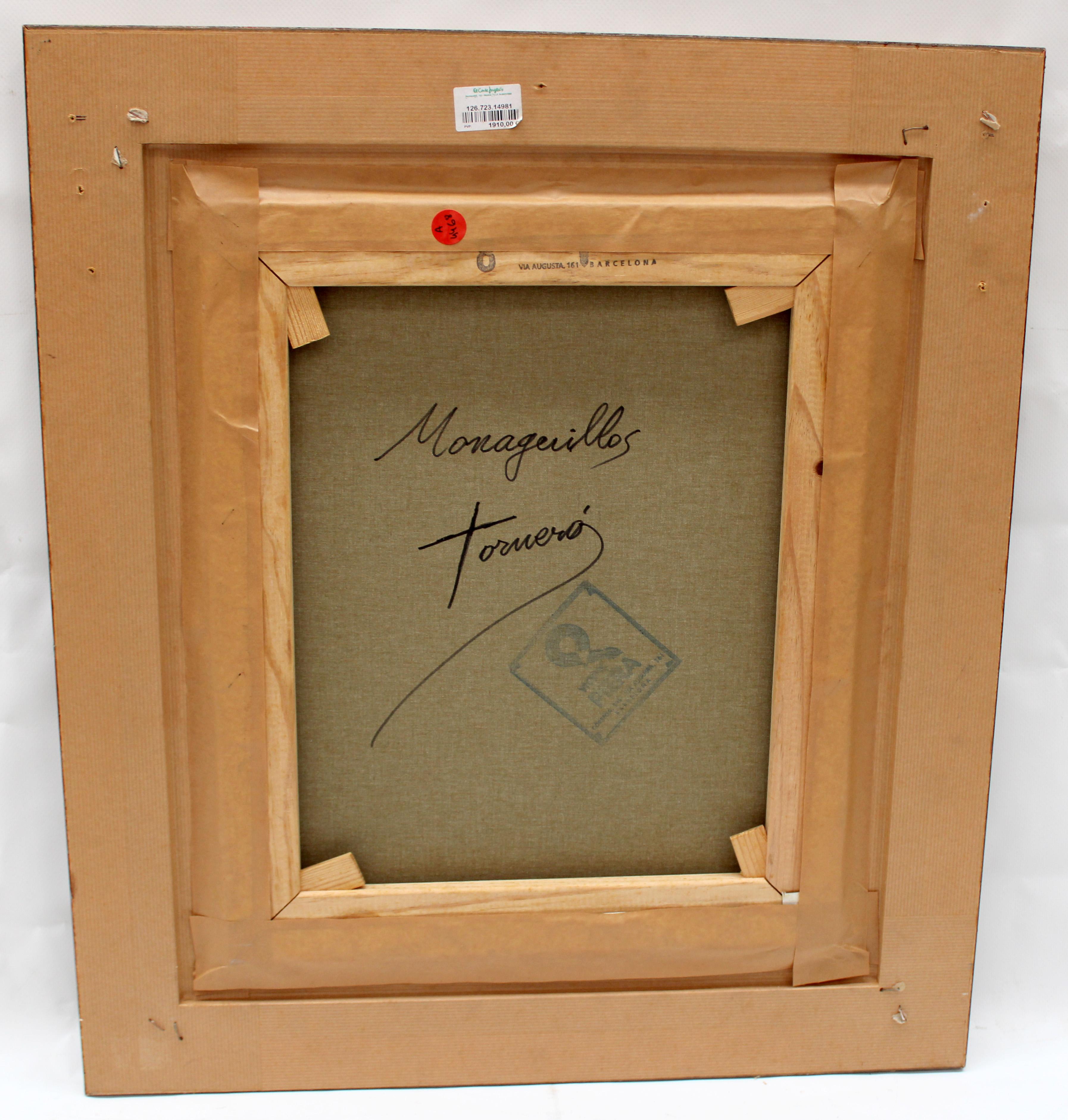 Monaguillos - Óleo sobre tela im Angebot 8