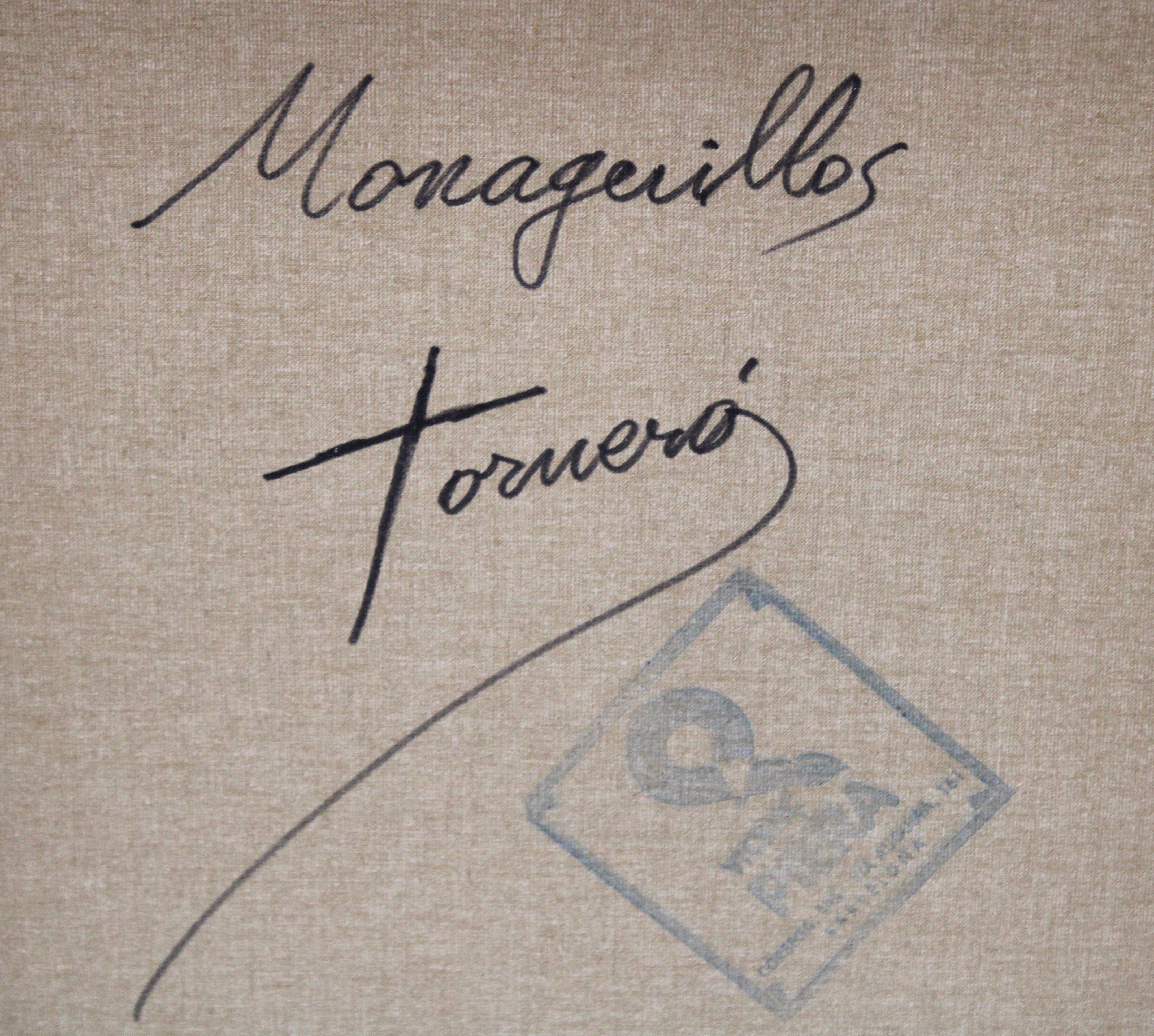 Monaguillos - Óleo sobre tela im Angebot 9
