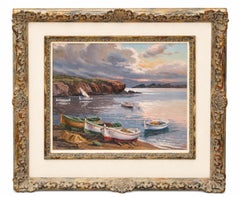 Vista de Cadaqués (Girona) - Óleo sobre panel - Firmado y enmarcado