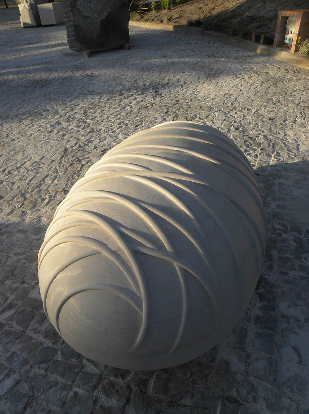 Evolution by Francesca Bernardini - Abstract sculpture, white Carrara marble For Sale 3