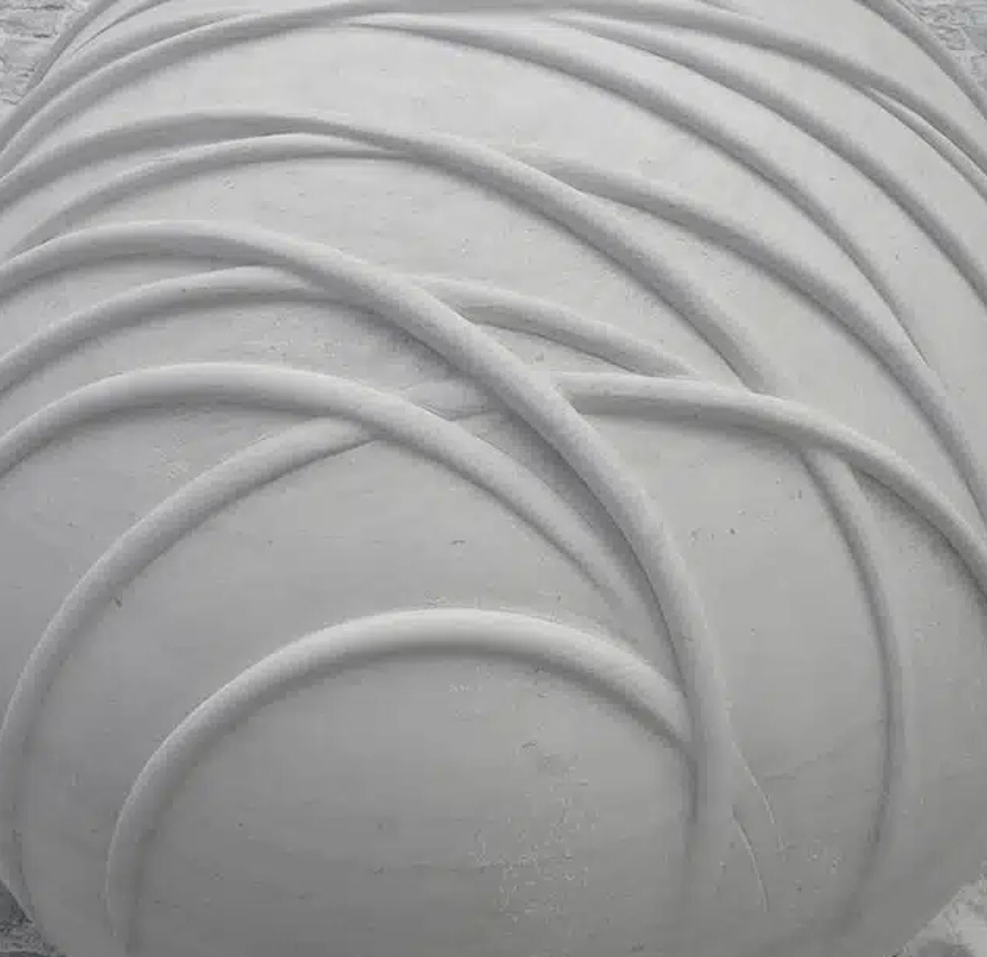 Evolución de Francesca Bernardini - Escultura abstracta, mármol blanco de Carrara en venta 6