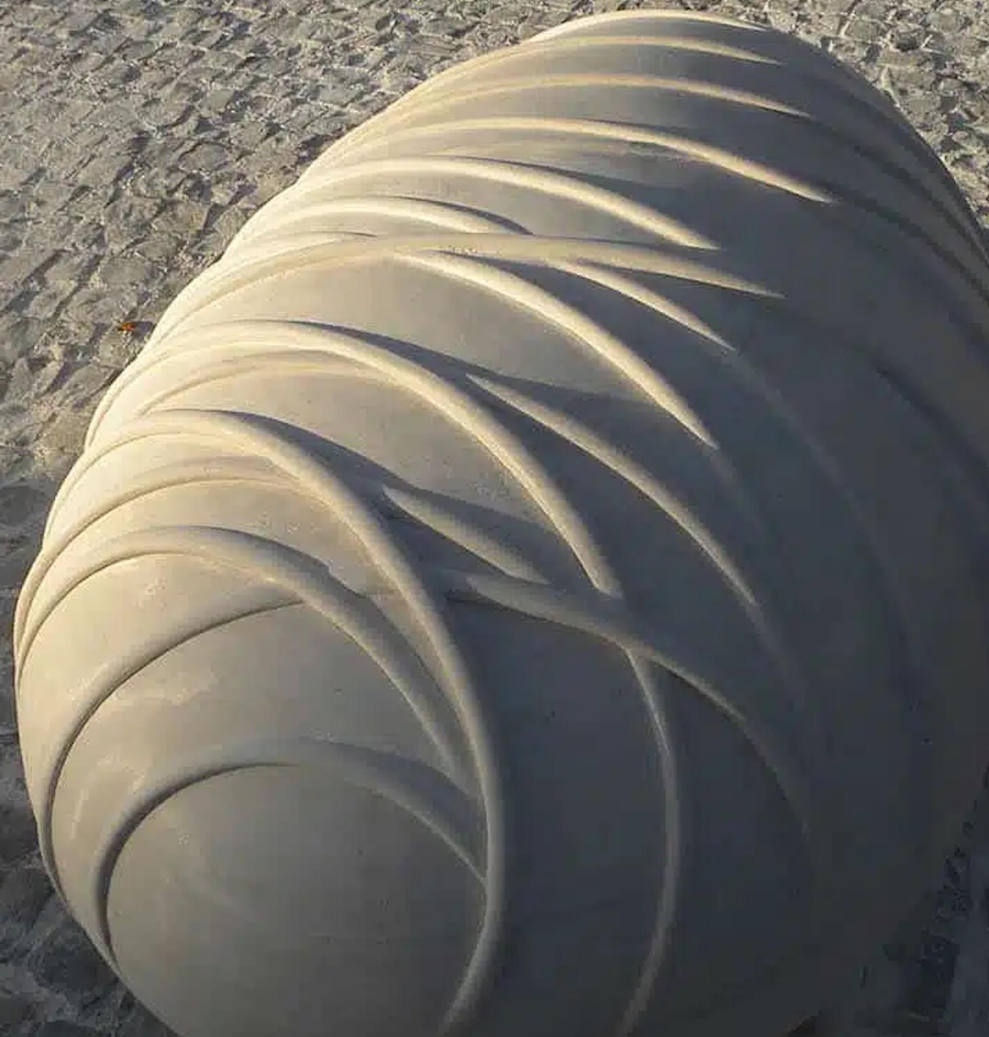 Evolución de Francesca Bernardini - Escultura abstracta, mármol blanco de Carrara en venta 7