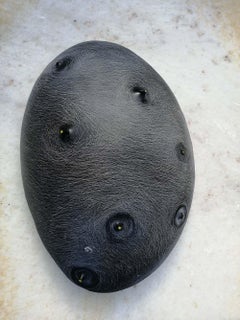 Fragment by Francesca Bernardini - Abstract sculpture, marble, glaze