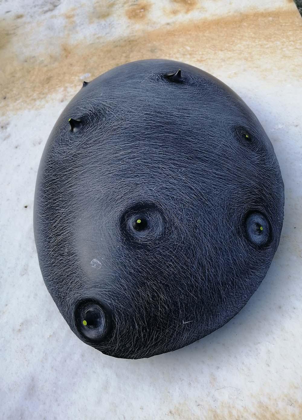 Fragment by Francesca Bernardini - Abstract sculpture, marble, glaze For Sale 2