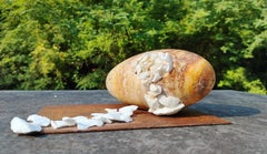 En protección de Francesca Bernardini - Escultura abstracta, mármol Statuario