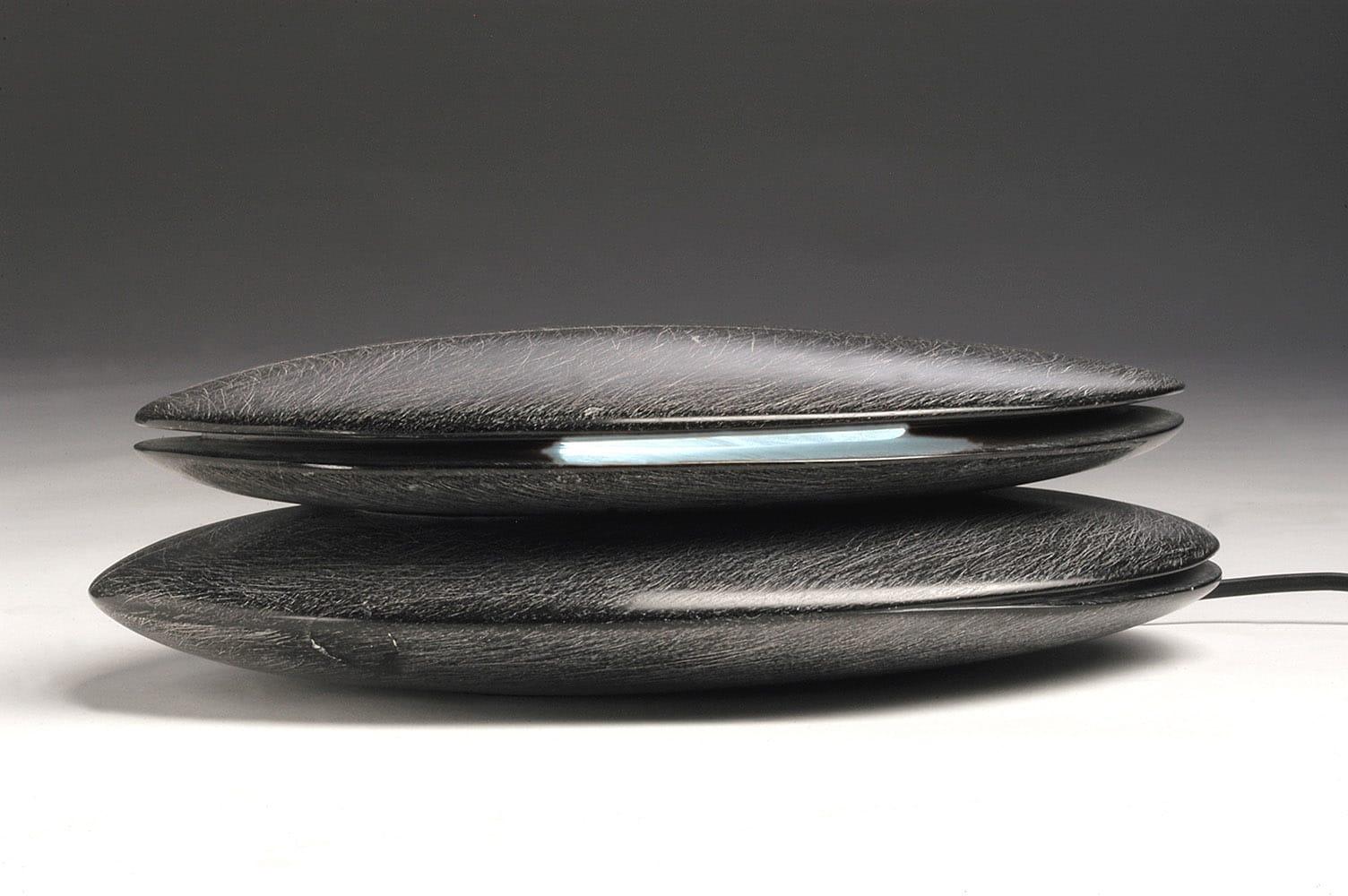 Light Element is a unique Belgium black marble and LED sculpture by contemporary artist Francesca Bernardini. The dimensions are 12 × 30 × 24 cm (4.7 × 11.8 × 9.4 in). 
The sculpture is signed and comes with a certificate of authenticity.

The