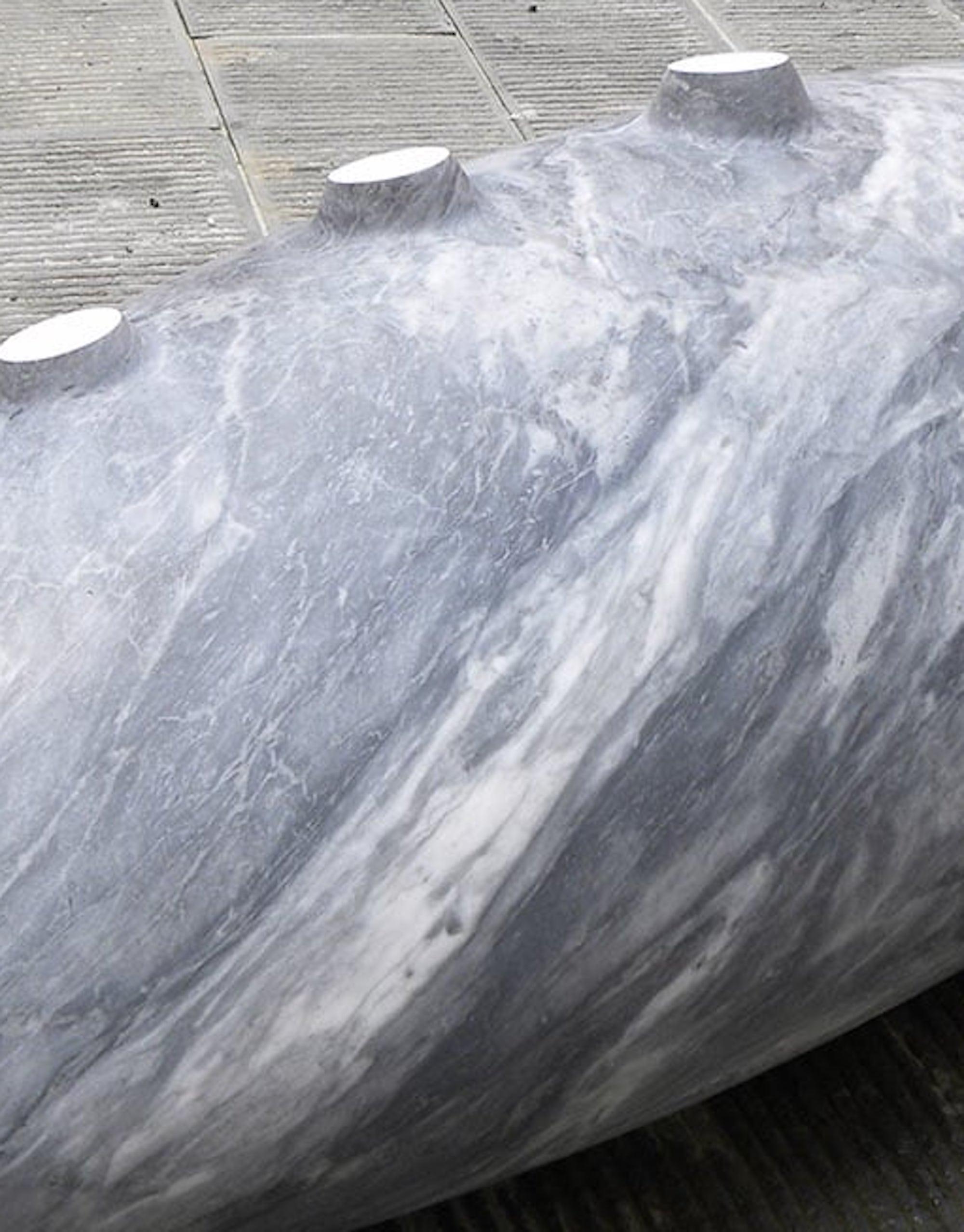 Perpetual motion by Francesca Bernardini - Large marble sculpture, abstract For Sale 4