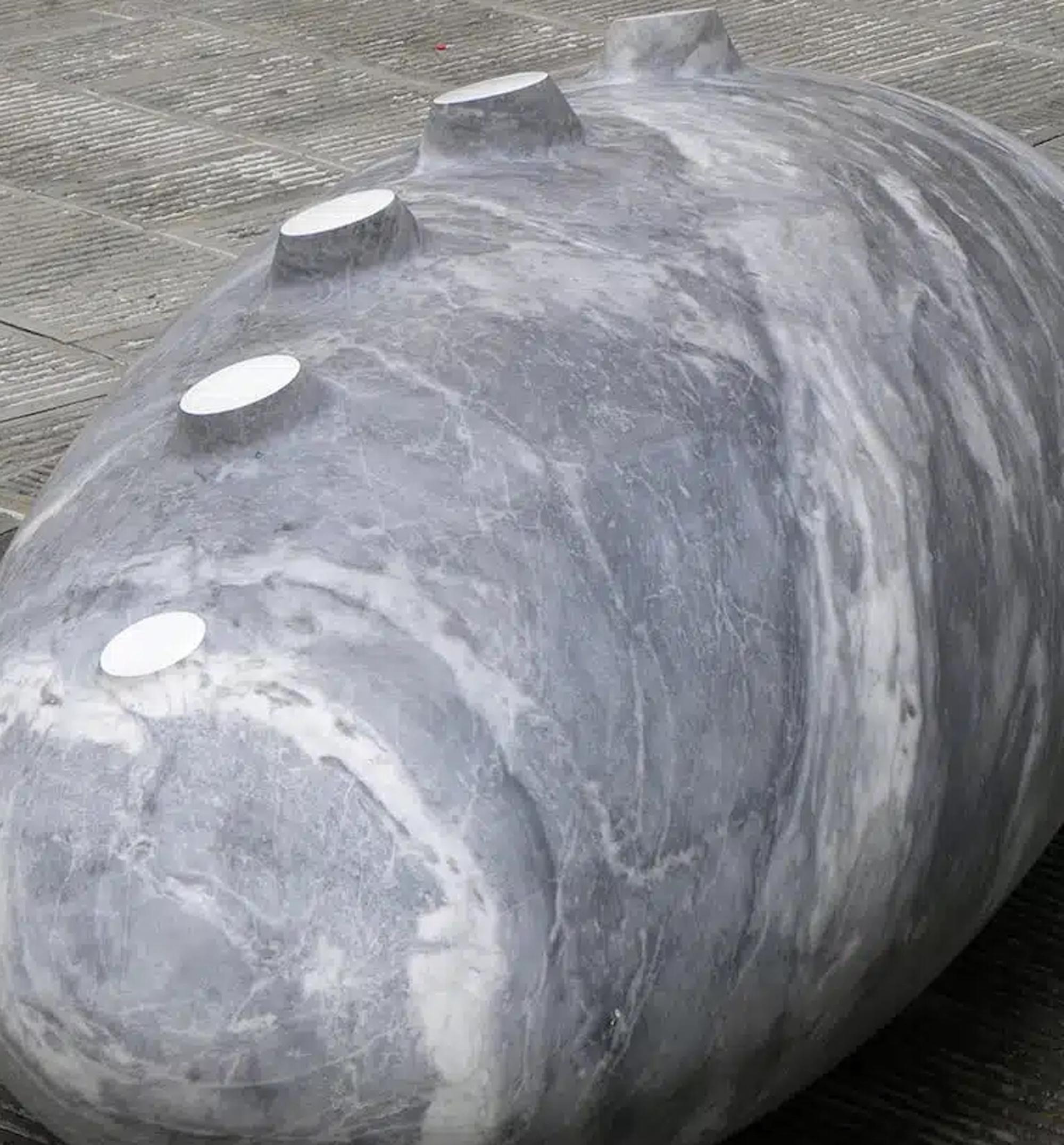 Perpetual motion by Francesca Bernardini - Large marble sculpture, abstract For Sale 5