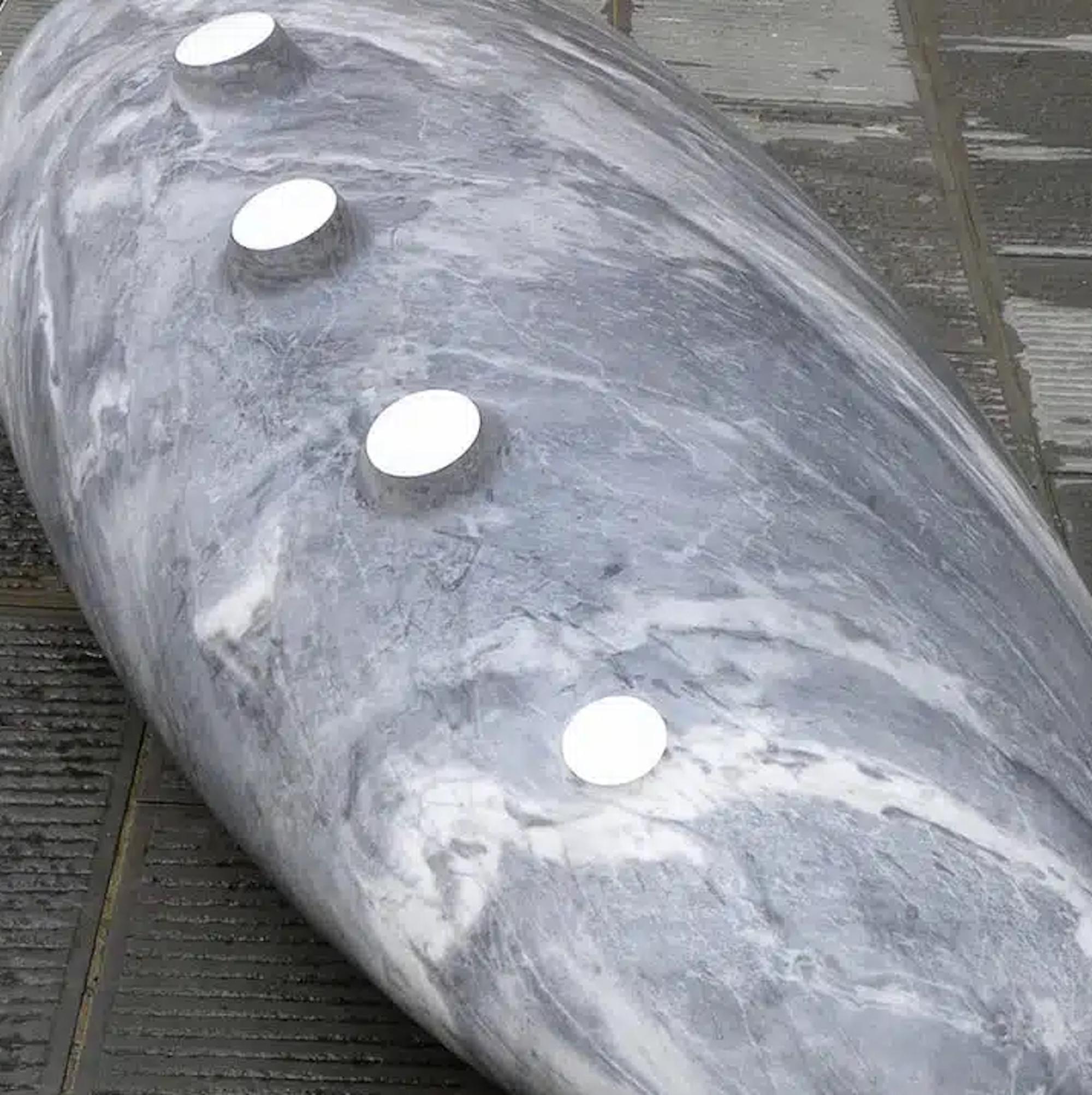 Perpetual motion by Francesca Bernardini - Large marble sculpture, abstract For Sale 6